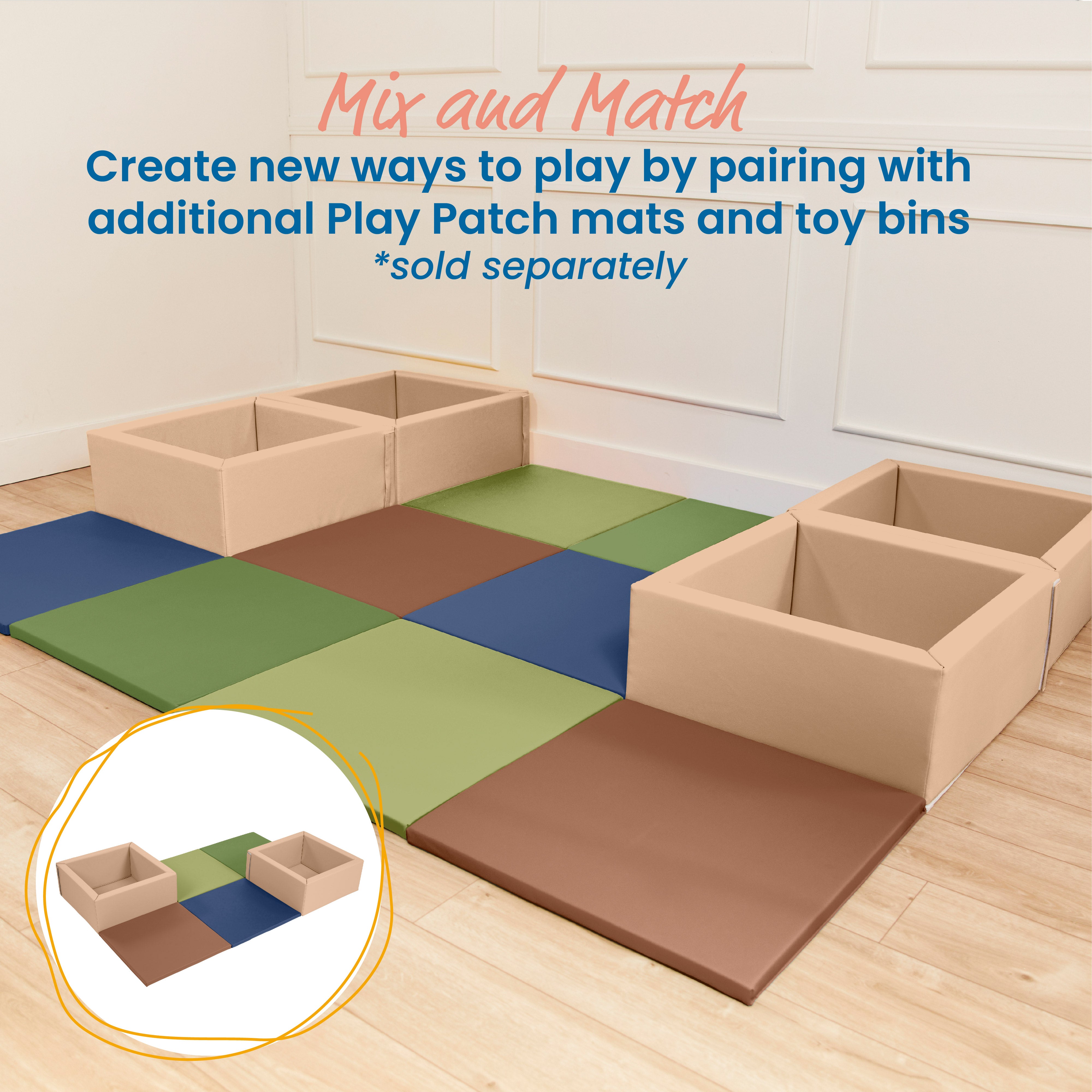 Play Patch Activity Mat Squares, 4-Pack