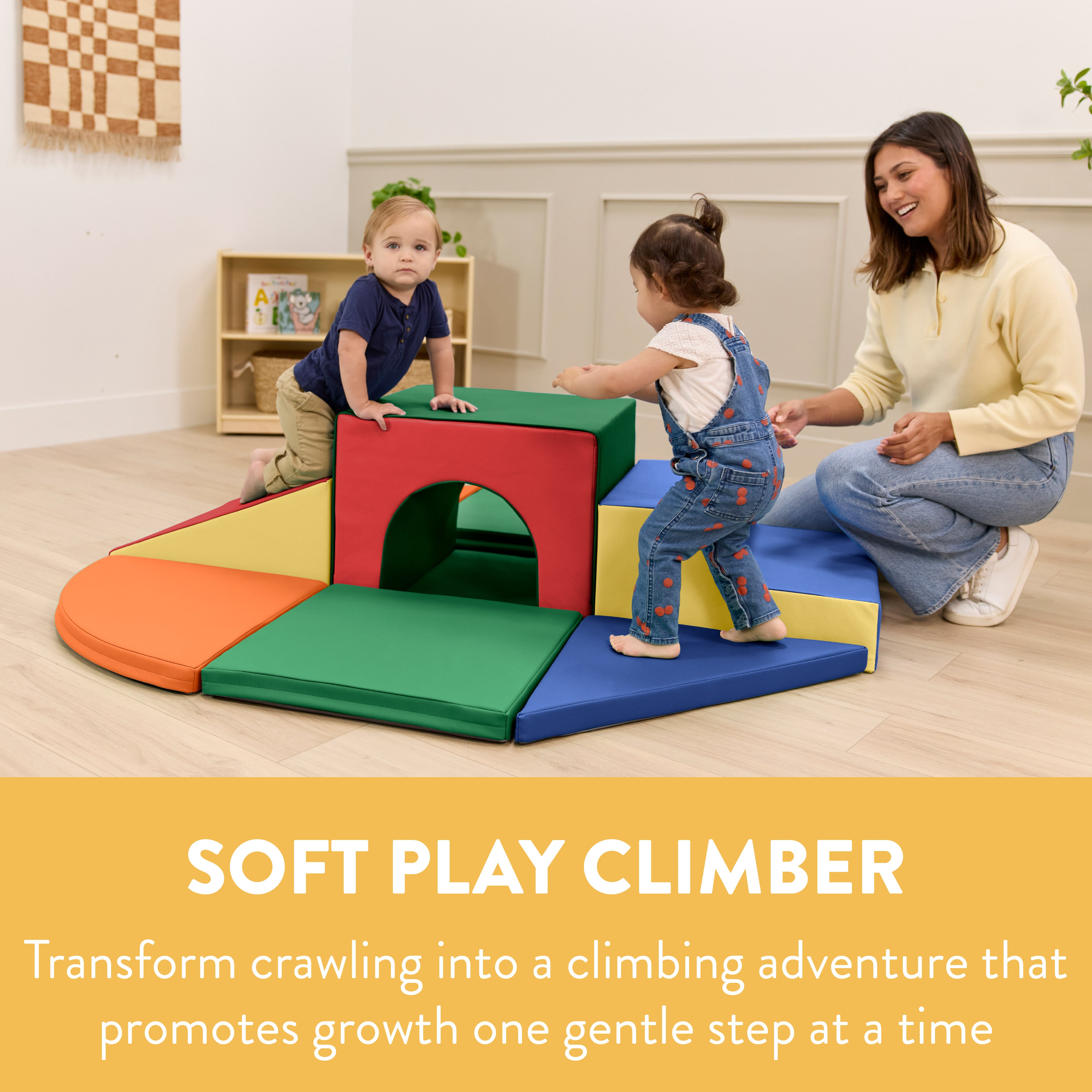 All-Around Step 'n' Slide Tunnel Climber, 9-Piece