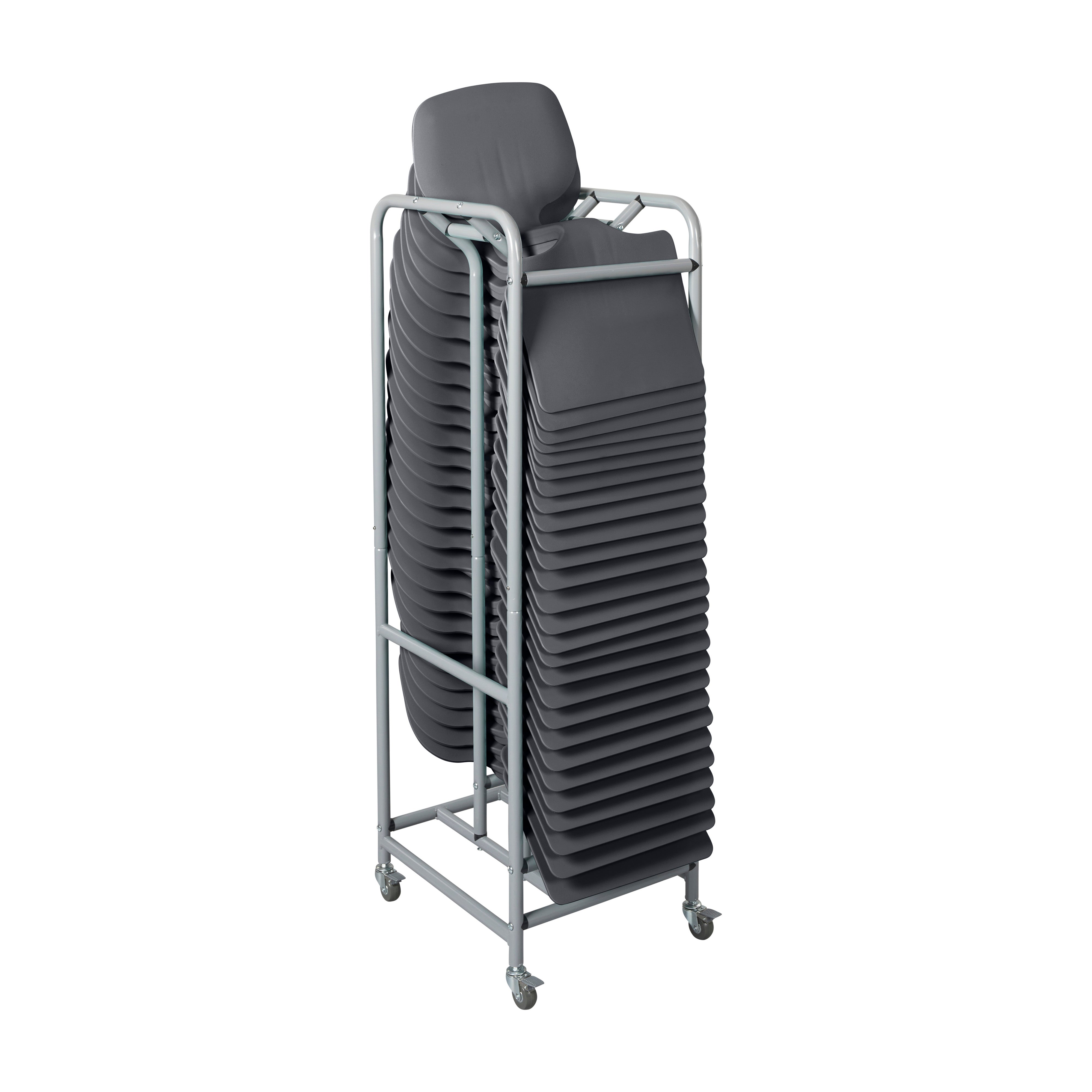 The Surf Indoor/Outdoor Portable Desk with Storage Cart, 30-Pack