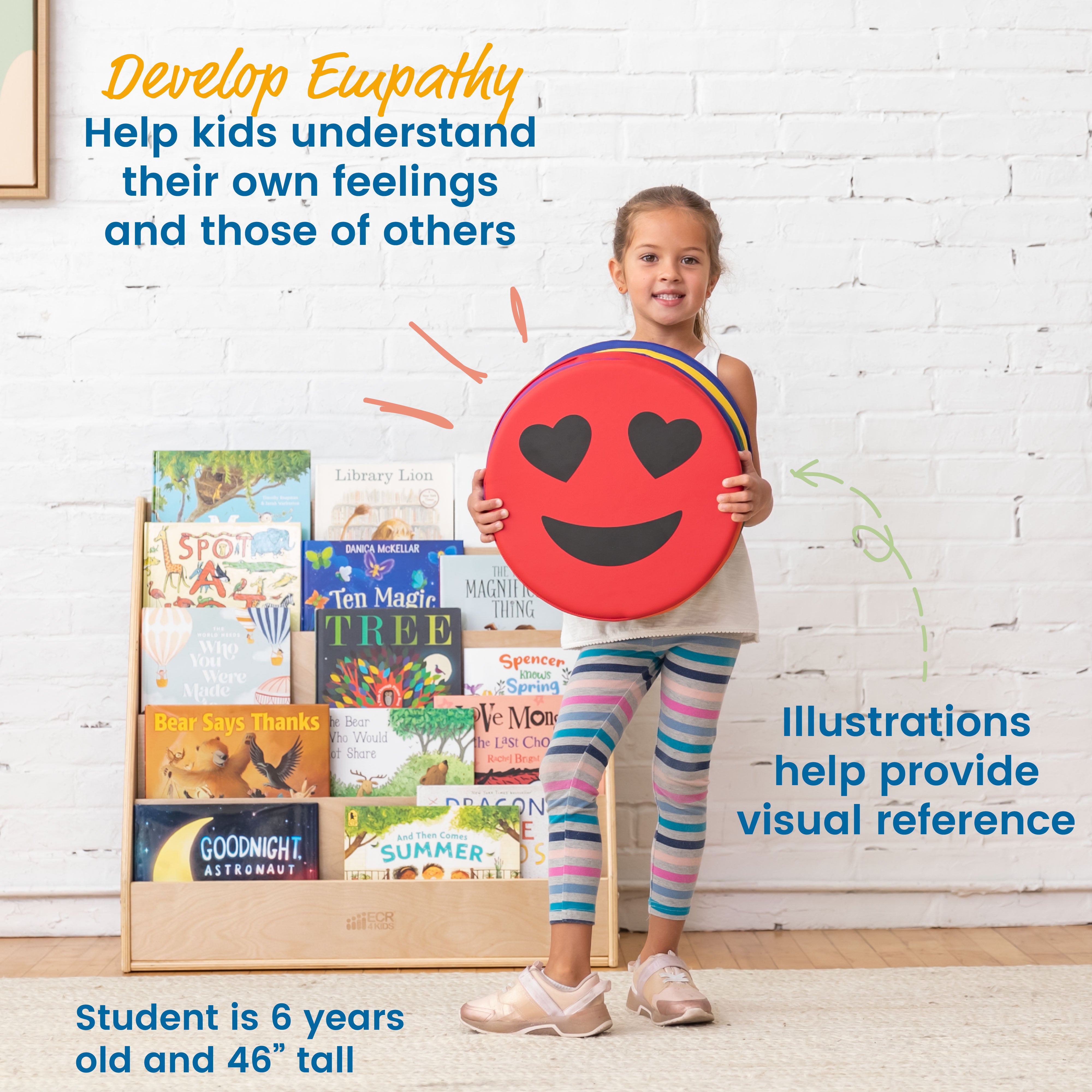 Emotion Pads with Mirror, Trilingual, 8-Piece