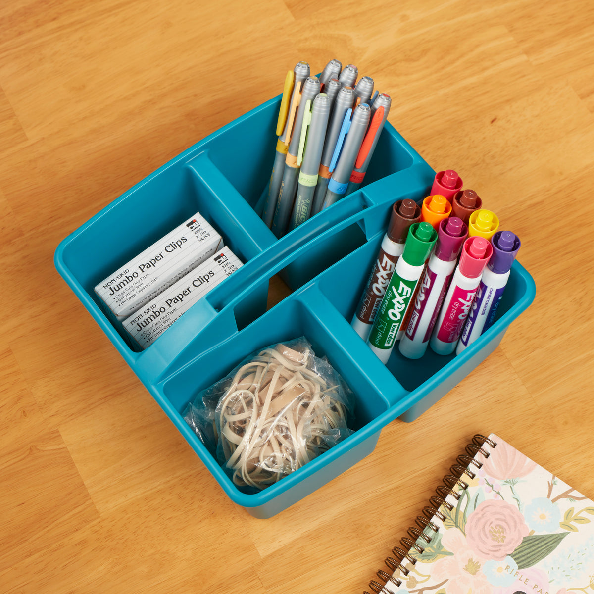 4-Compartment Medium Plastic Caddy, 6-Pack