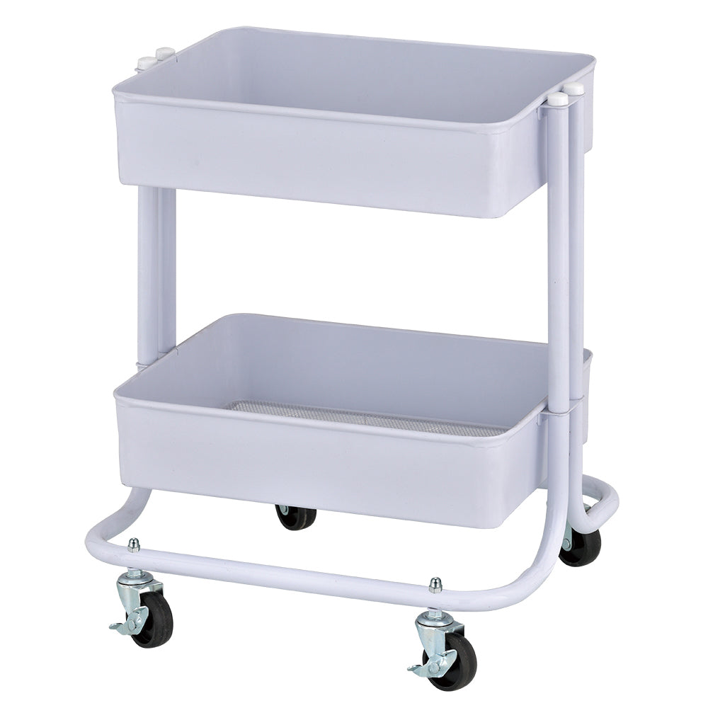 2-Tier Rolling Utility Cart