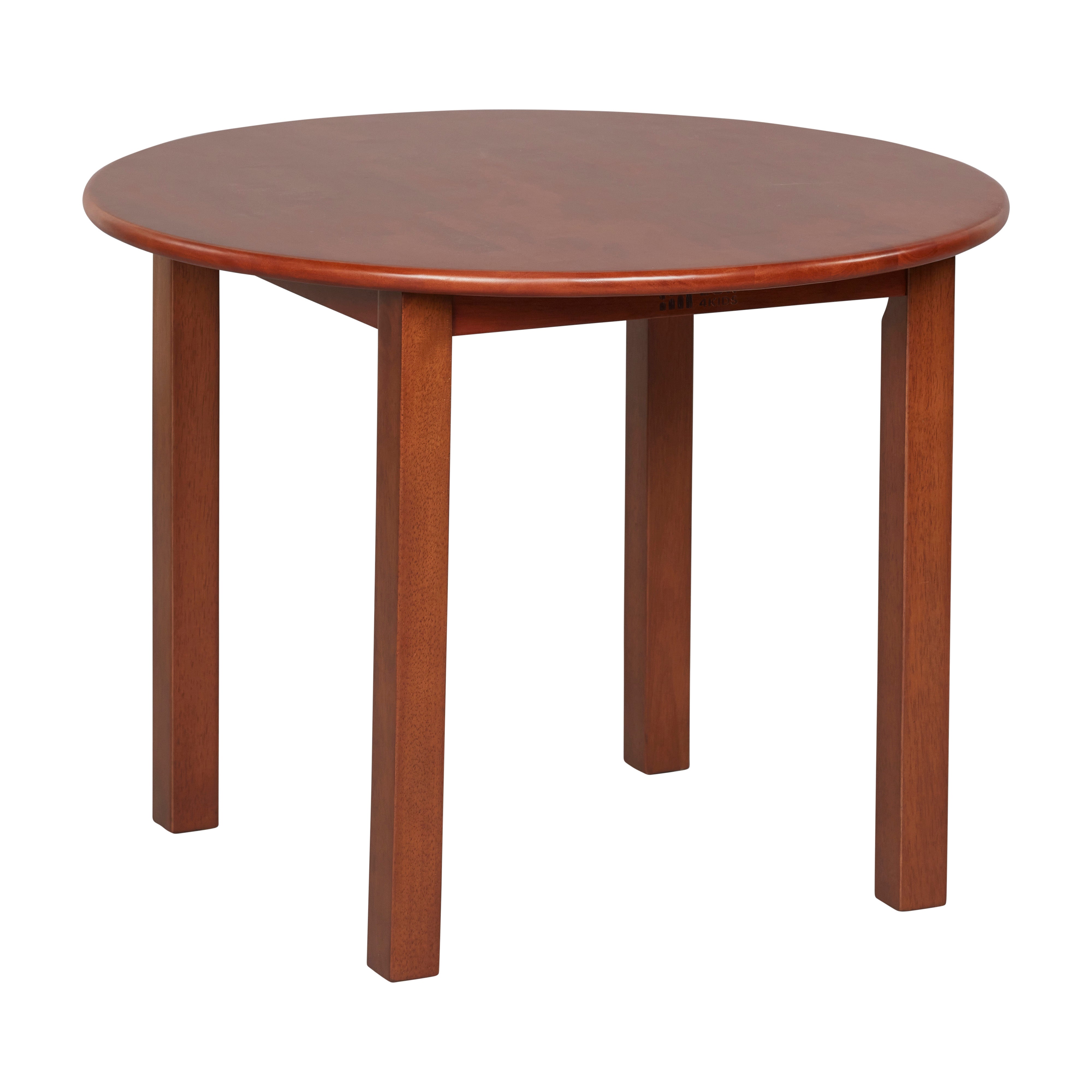 30in D Round Hardwood Table with 22in Legs