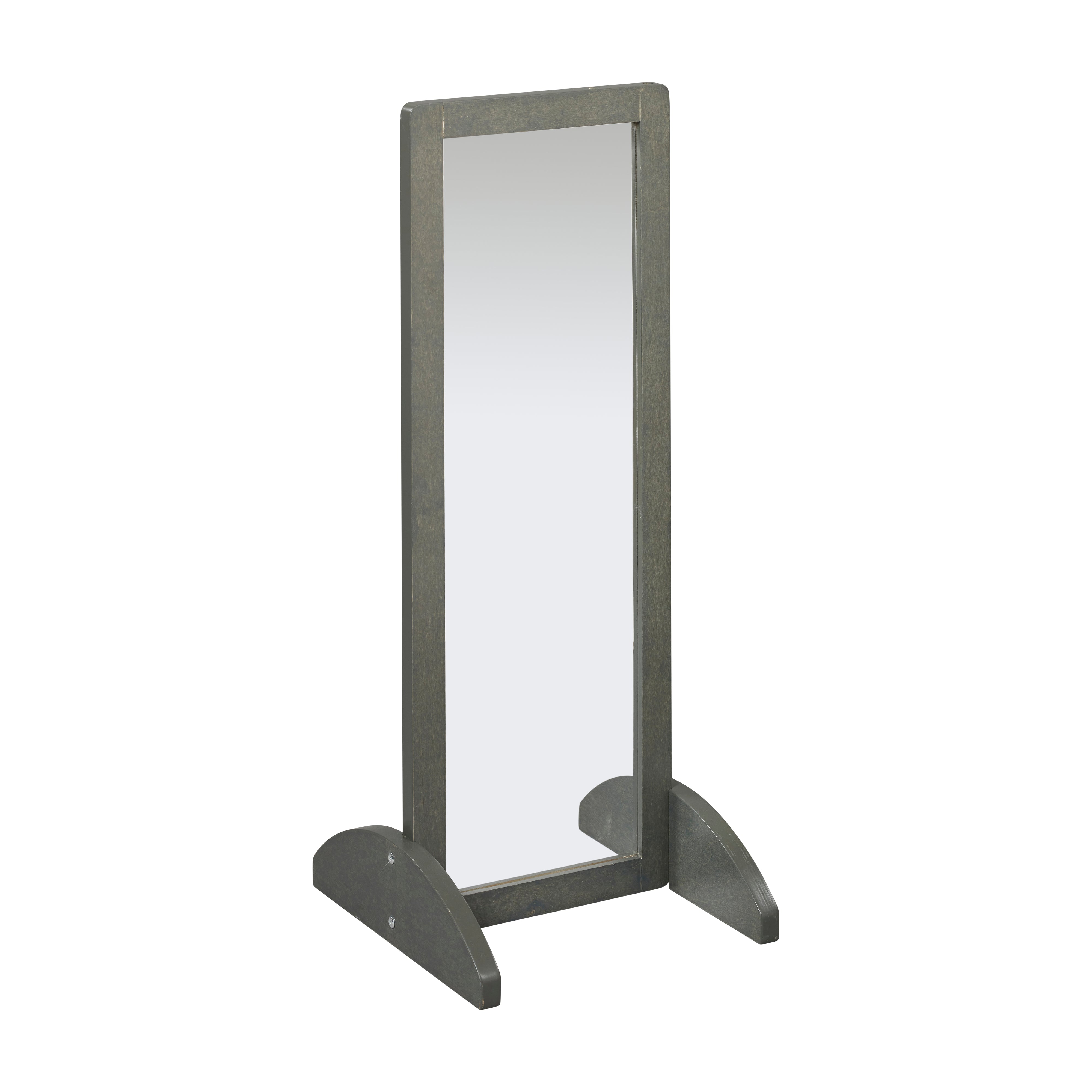 Toddler Single-Sided Bi-Directional Mirror, Wooden