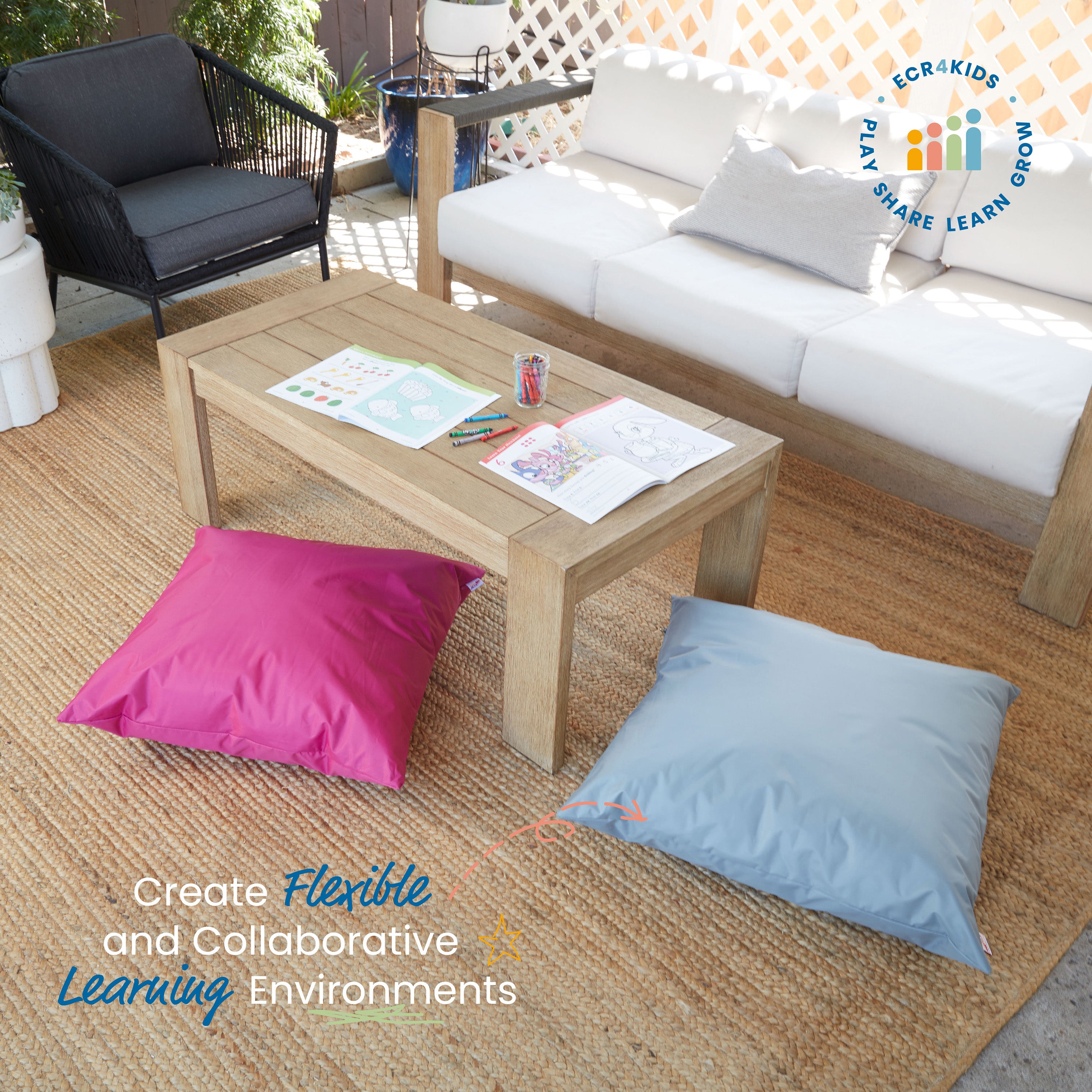 Jumbo Floor Pillow, 27in