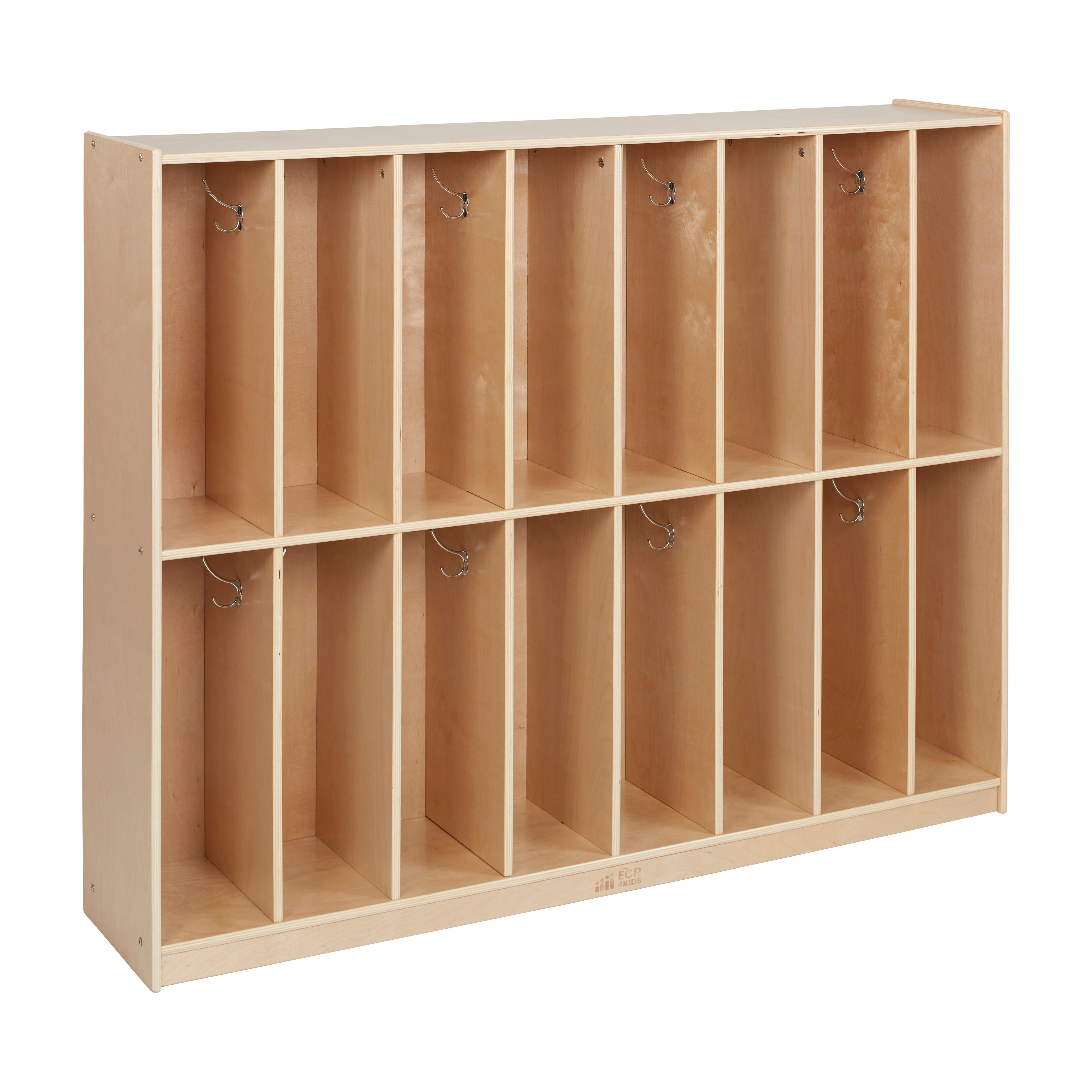 16-Section Slim-Fit Classroom Storage Coat Locker