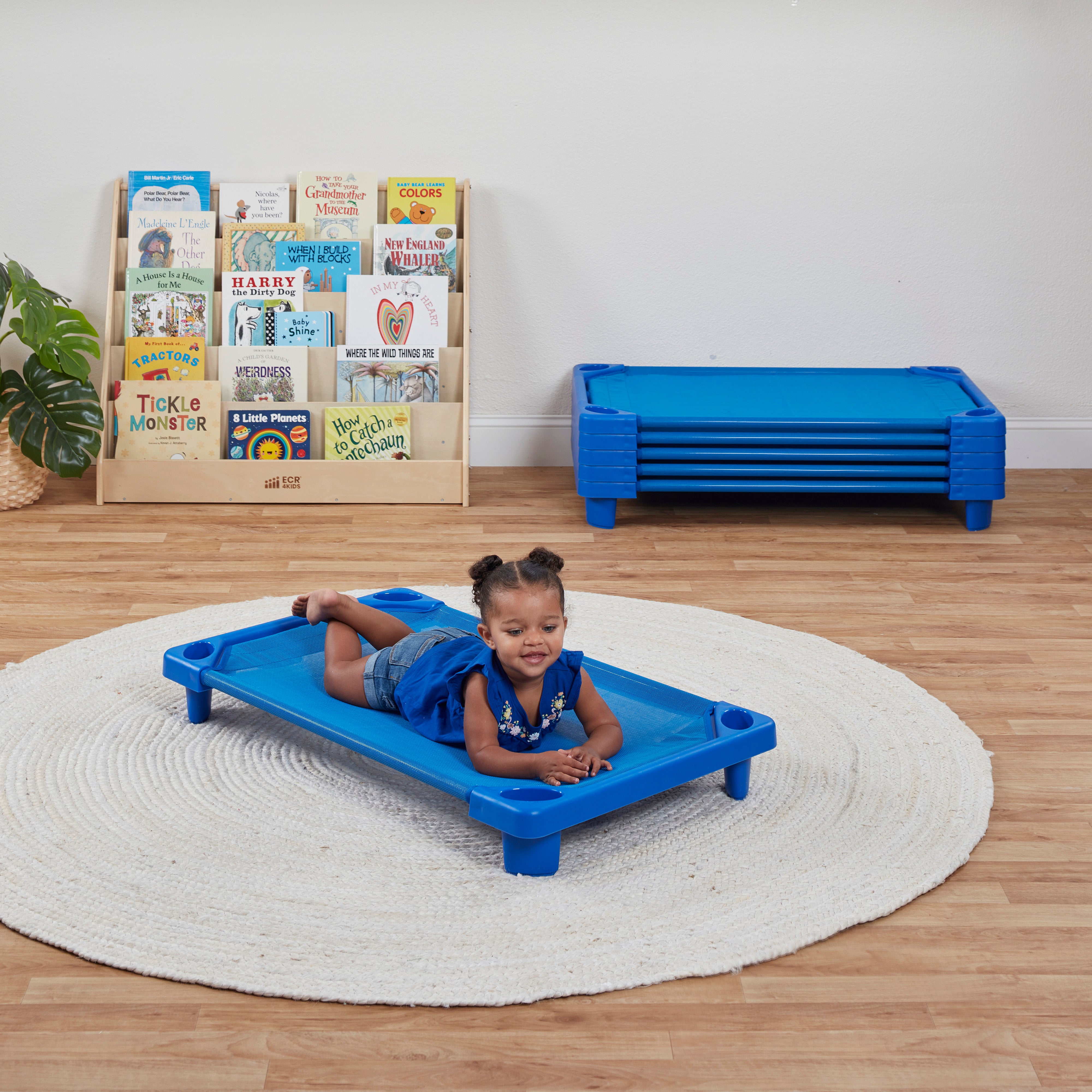 Streamline Cot, Assembled, Toddler Size, 6-Pack