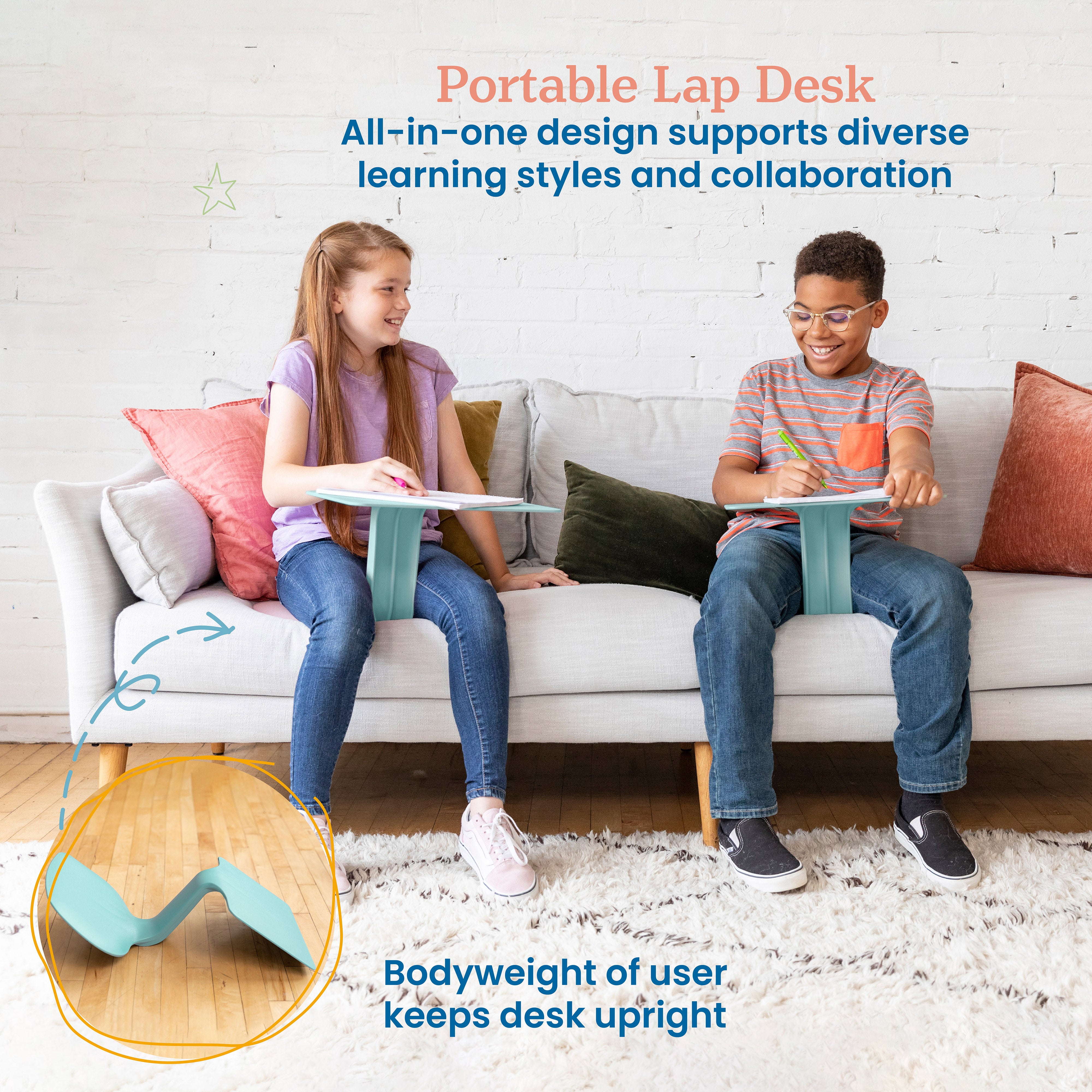 The Surf Portable Lap Desk, Flexible Seating