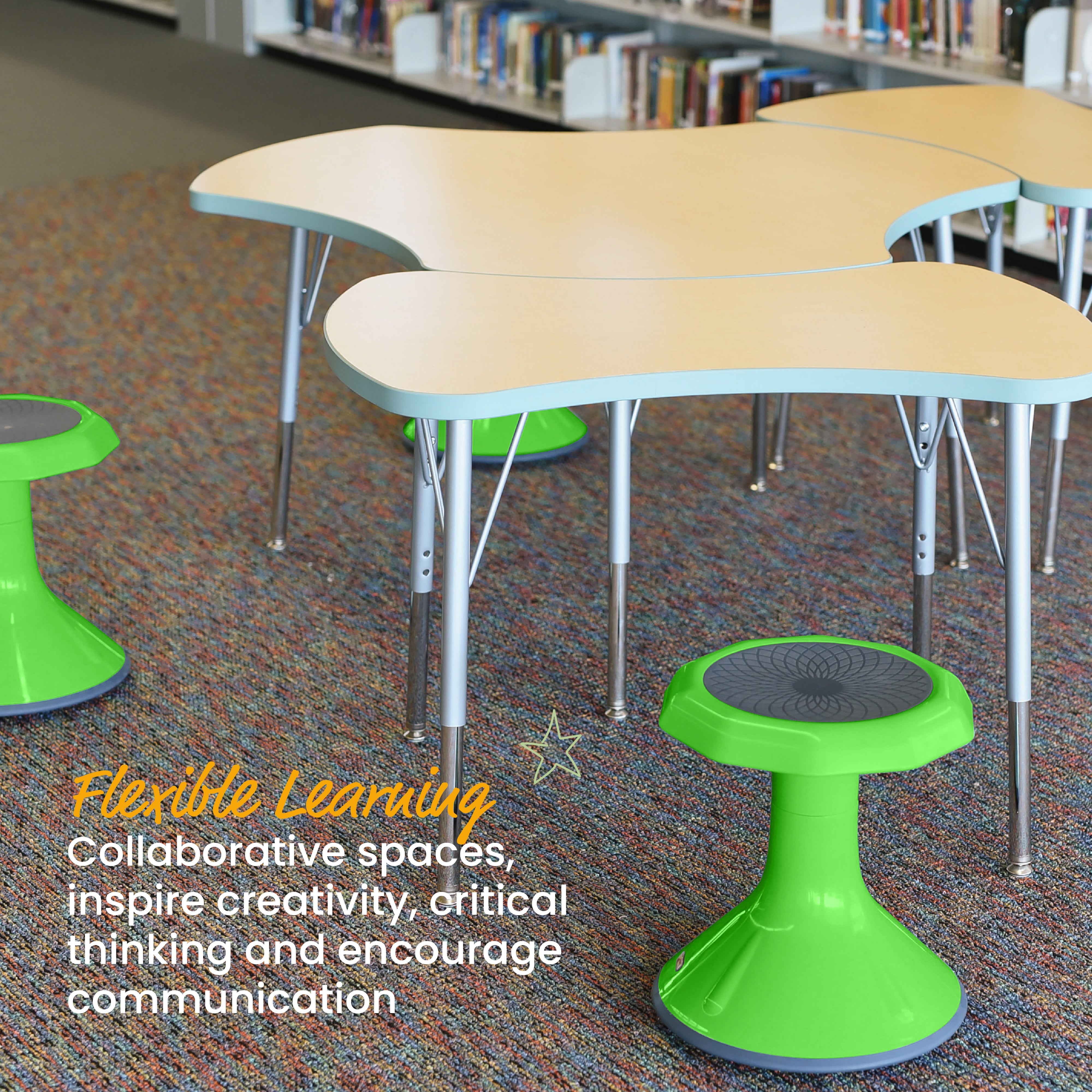 ACE Active Core Engagement Wobble Stool, 15-Inch Seat Height