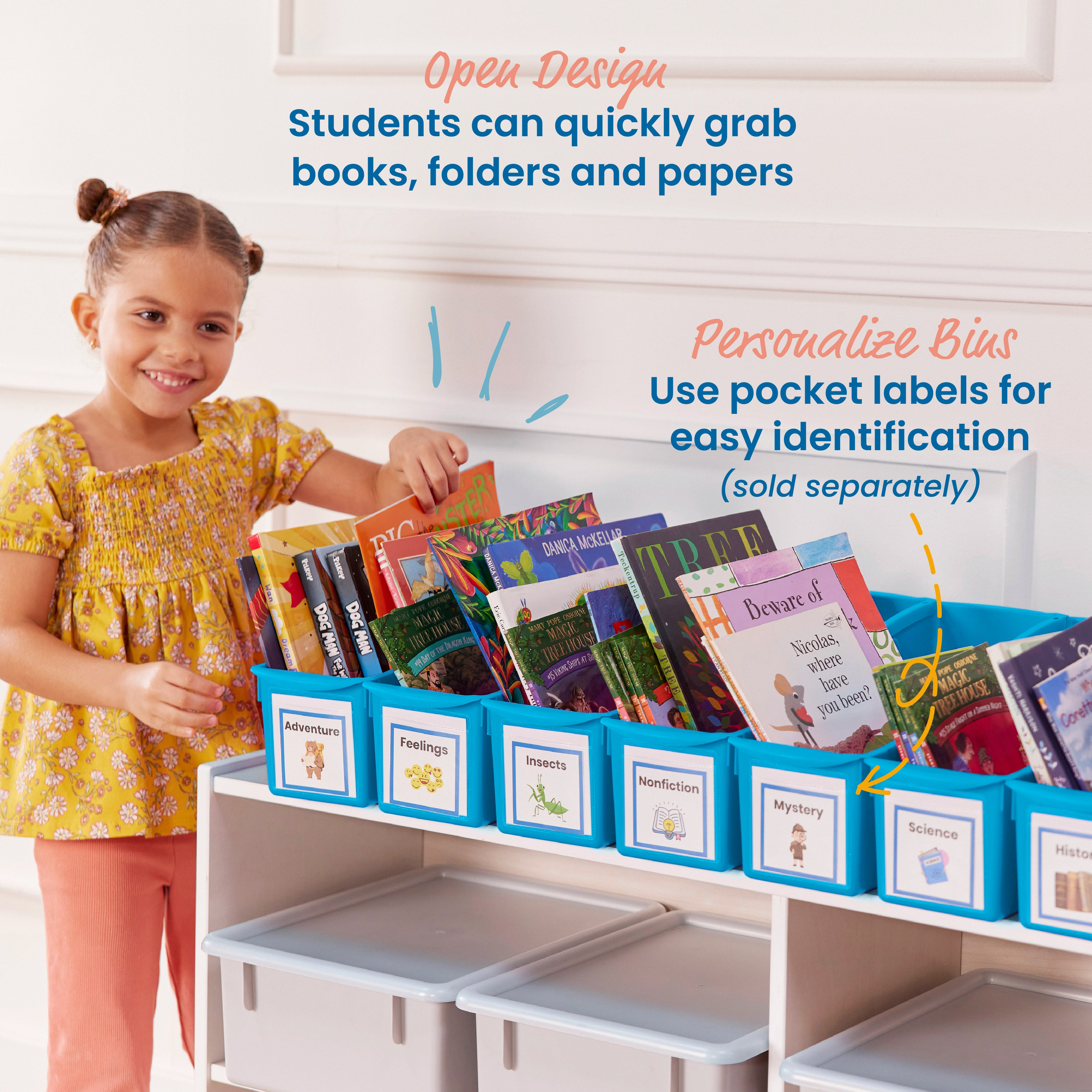 Linking Book Bin, 10-Piece