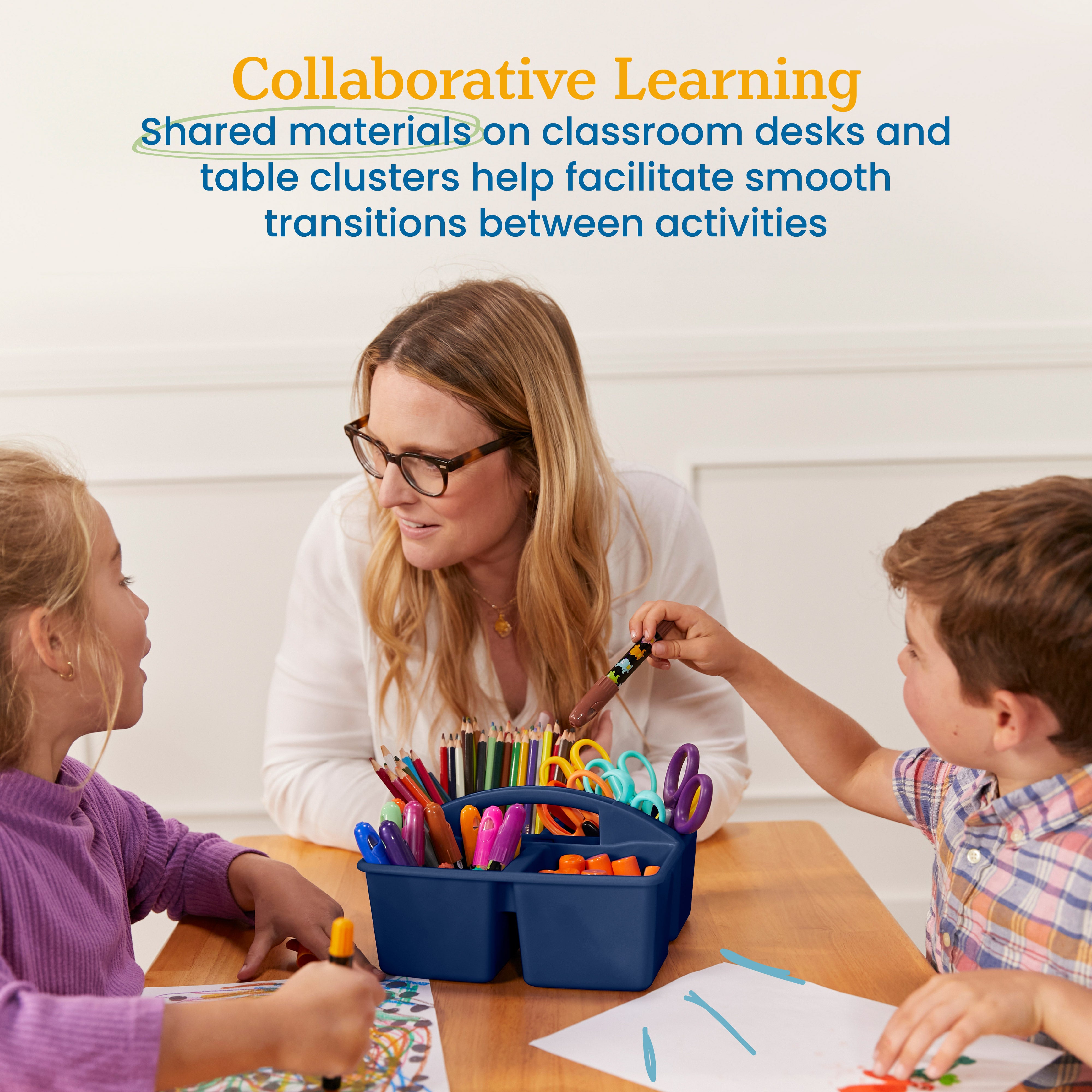 4-Compartment Medium Caddy, 6-Pack