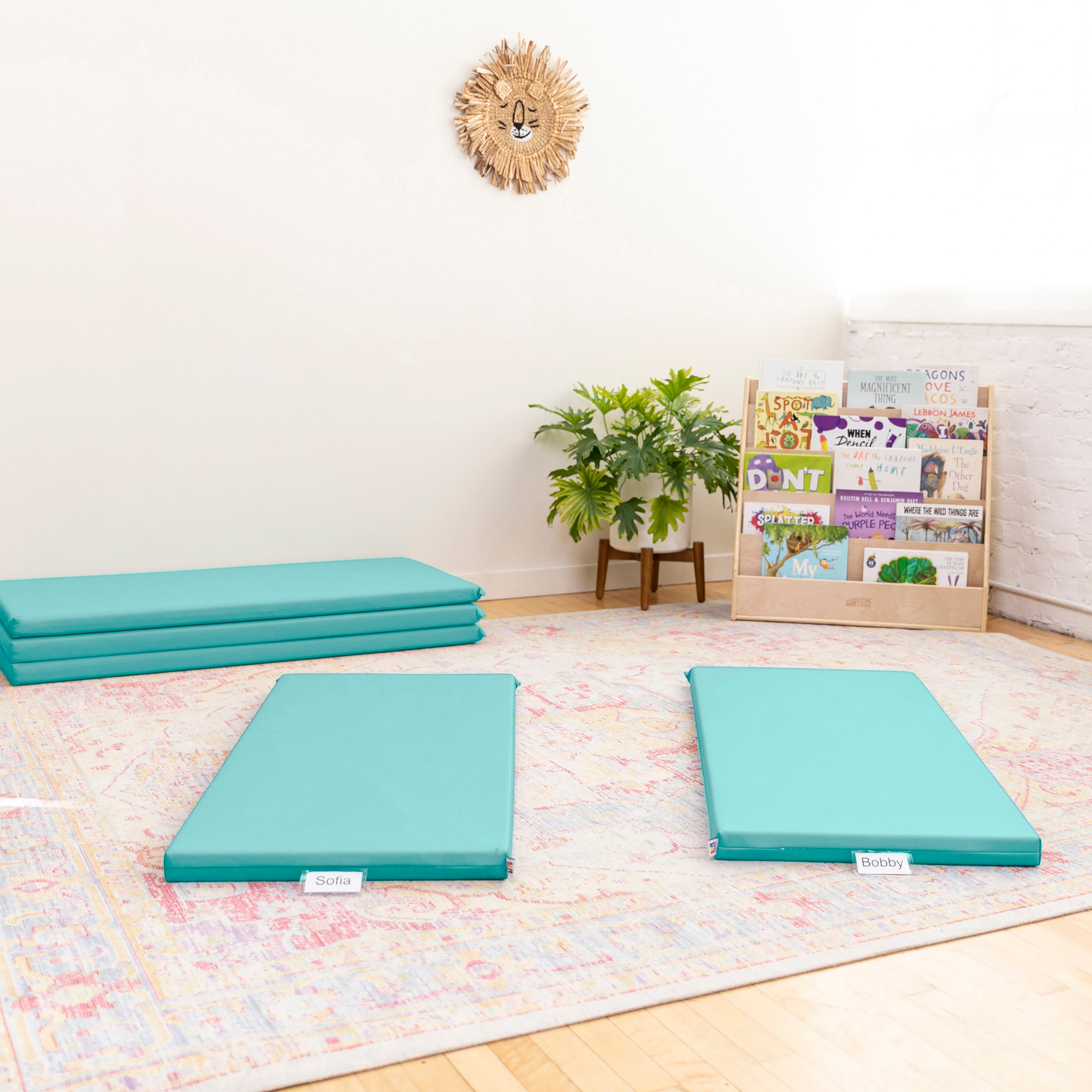Rainbow Rest Mat with Name Tag, 5-Piece