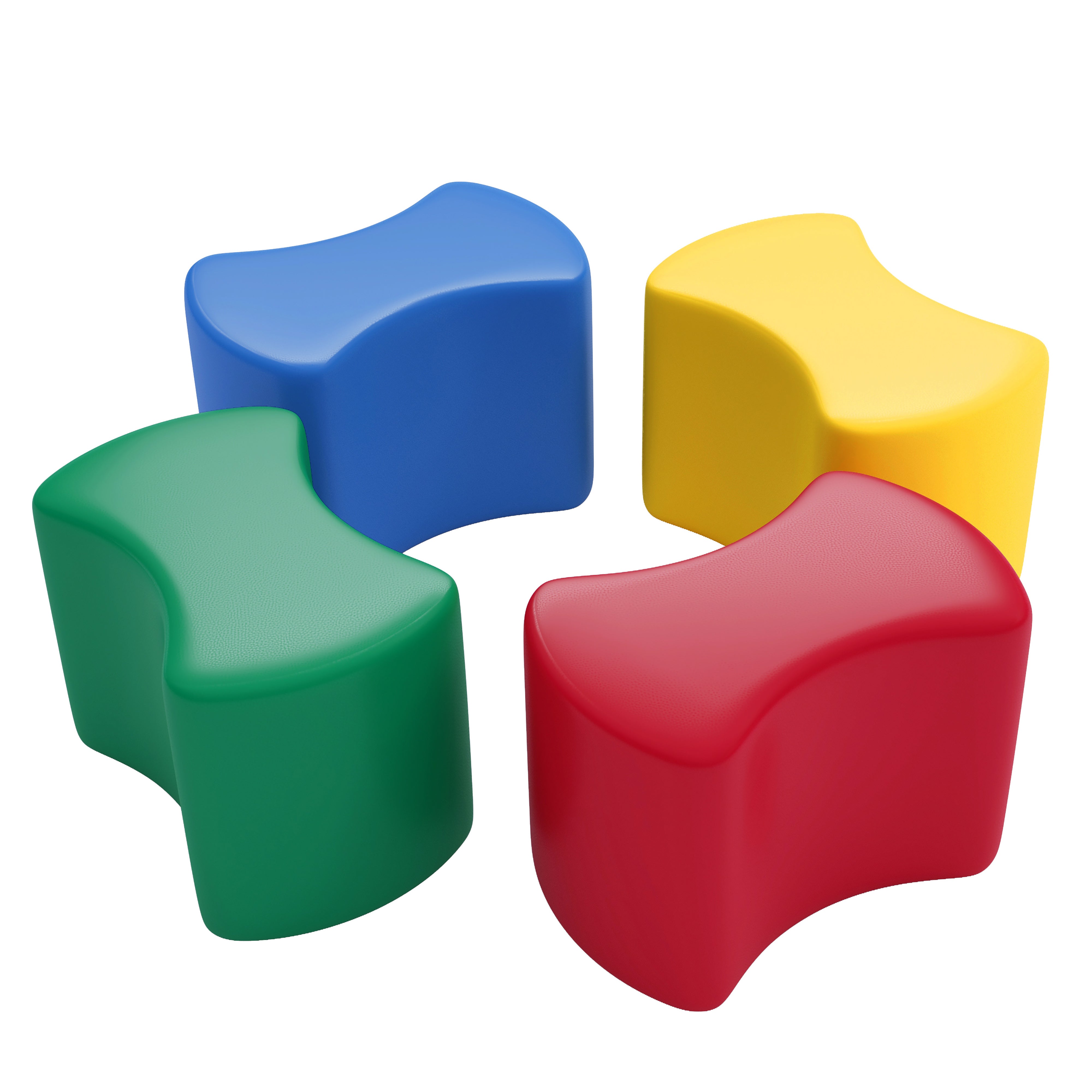 Toddler Modular Stool Set, 4-Piece