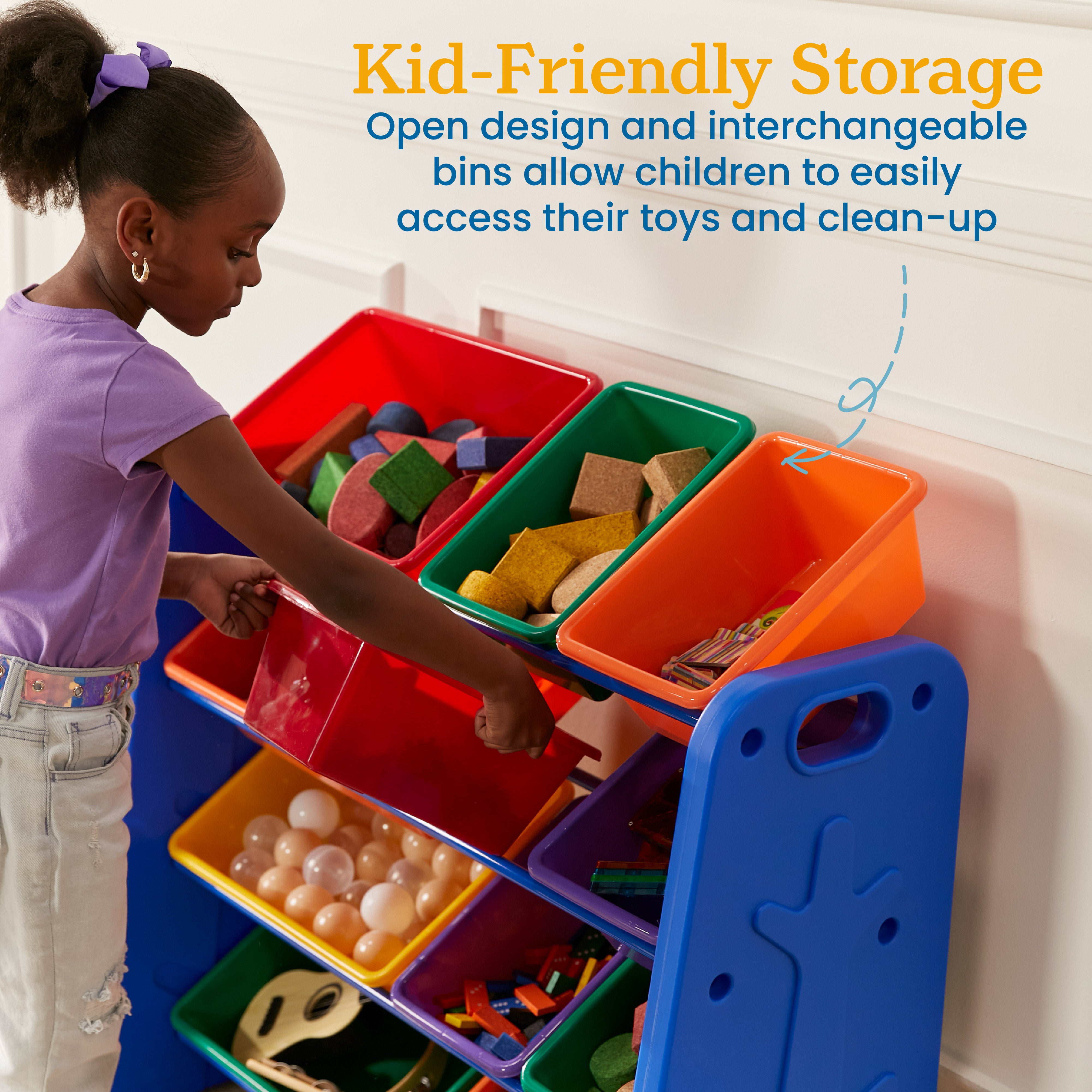 Tree Storage Organizer with 12 Bins