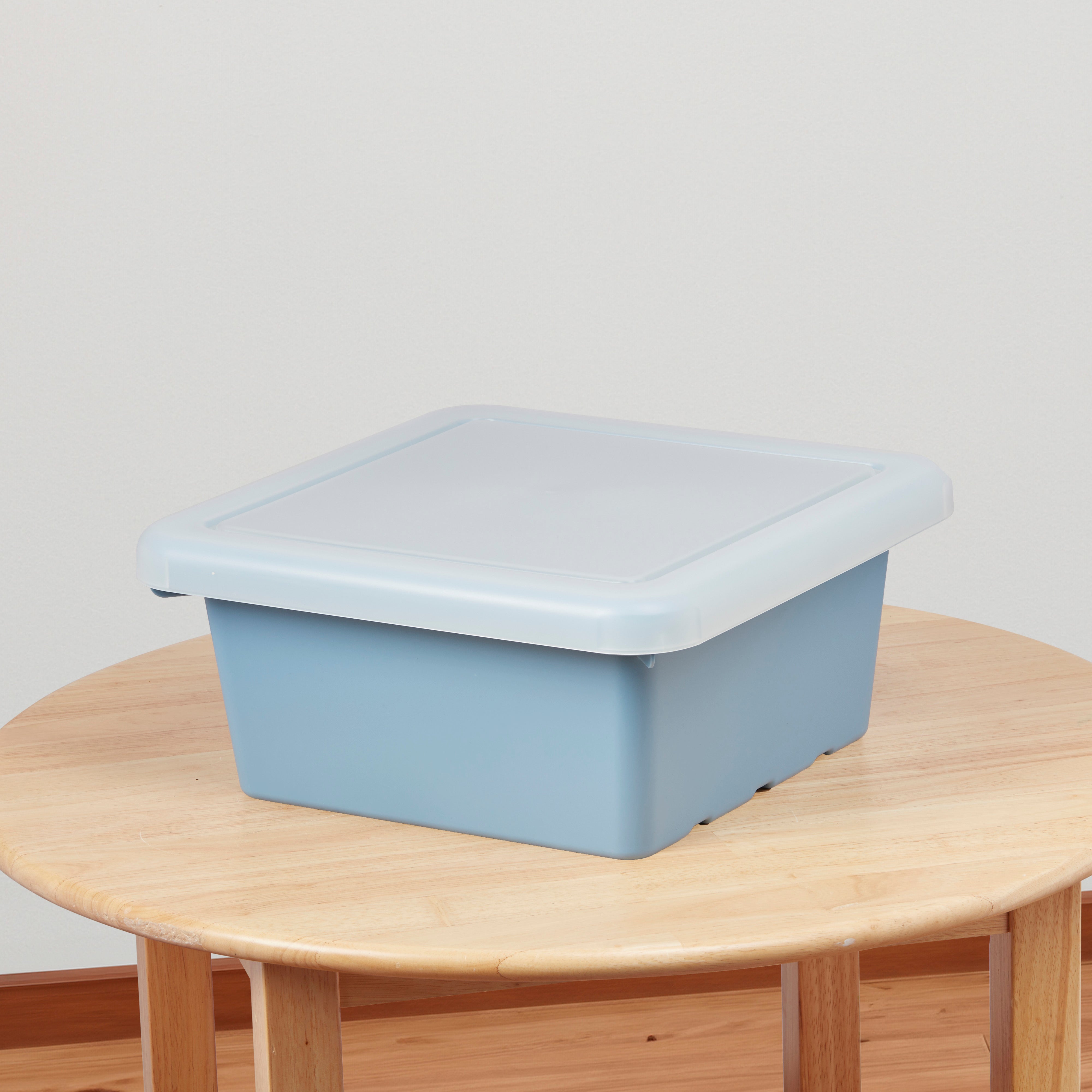 Square Bin with Lid, Storage Containers, 4-Pack
