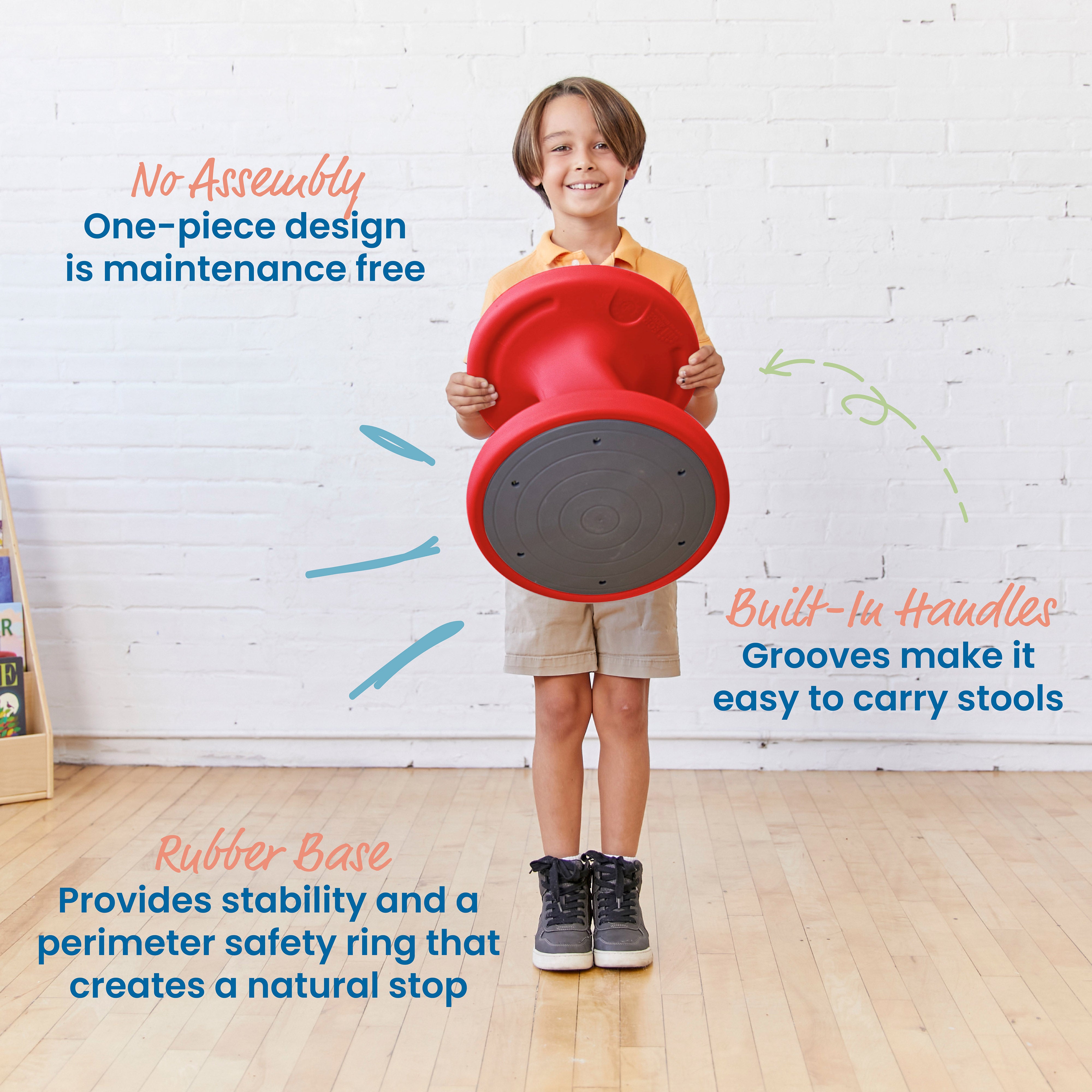 Twist Wobble Stool, 14in Seat Height