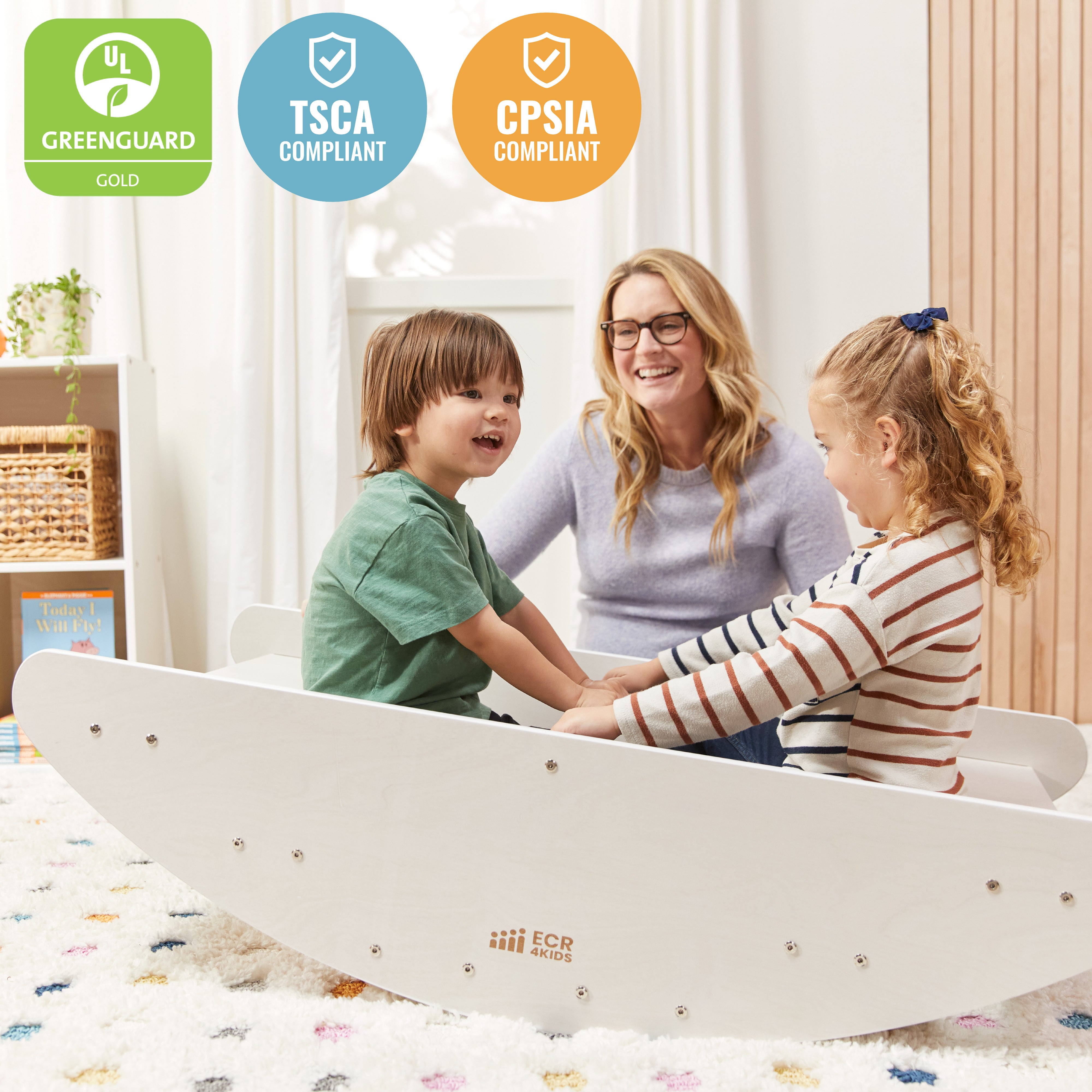 Rocking Boat and Steps