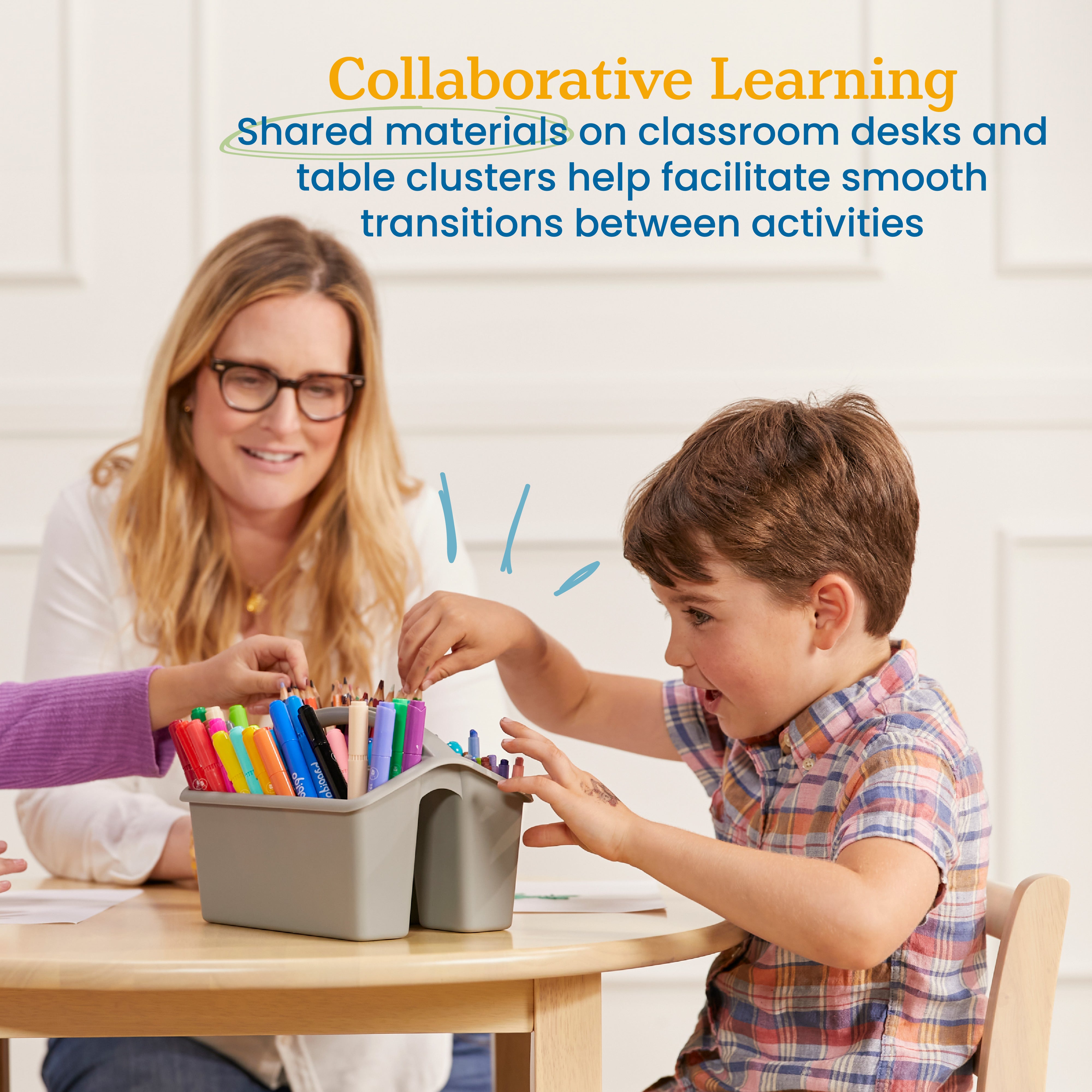 4-Compartment Small Caddy, 6-Pack