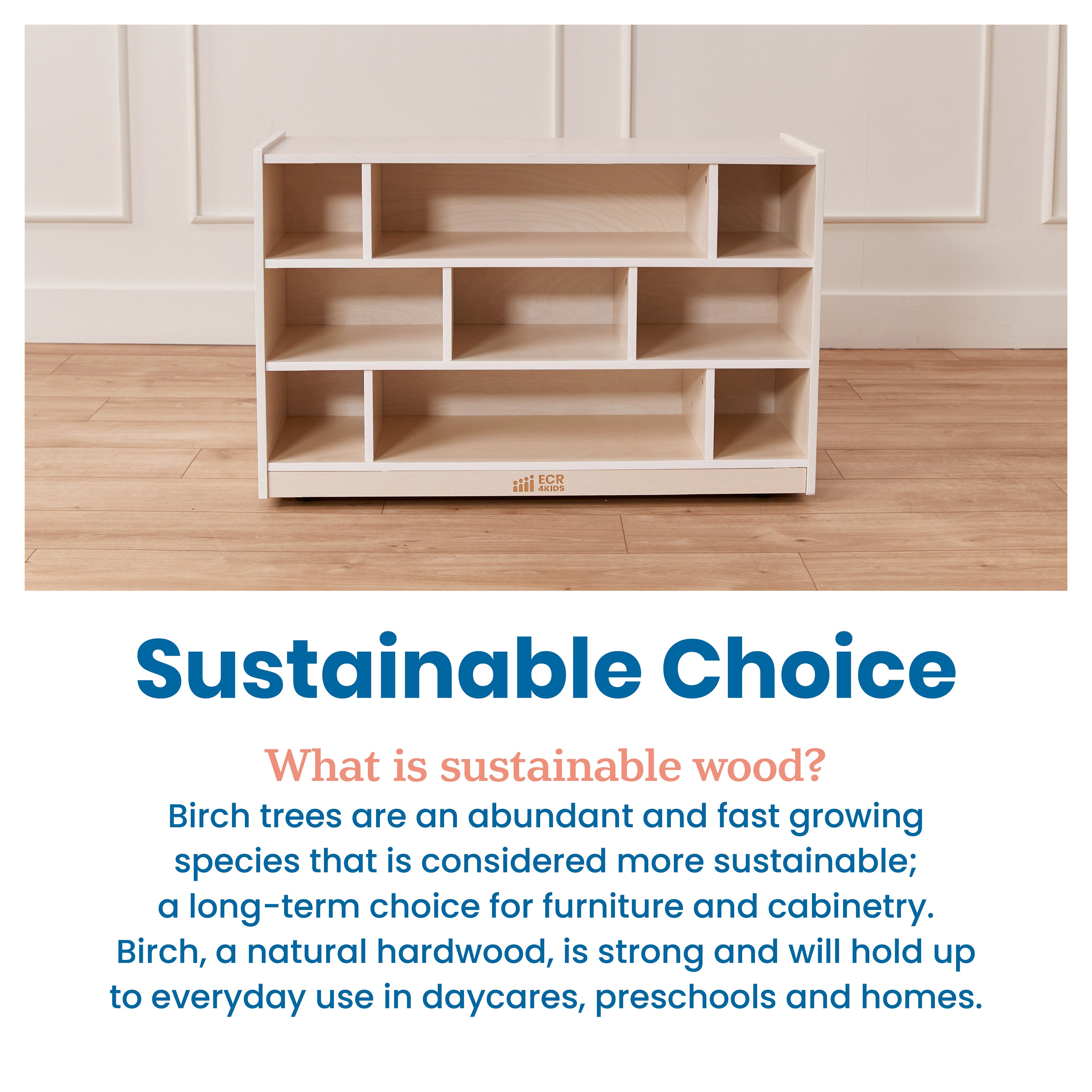 Mobile Block Storage Cart, Medium