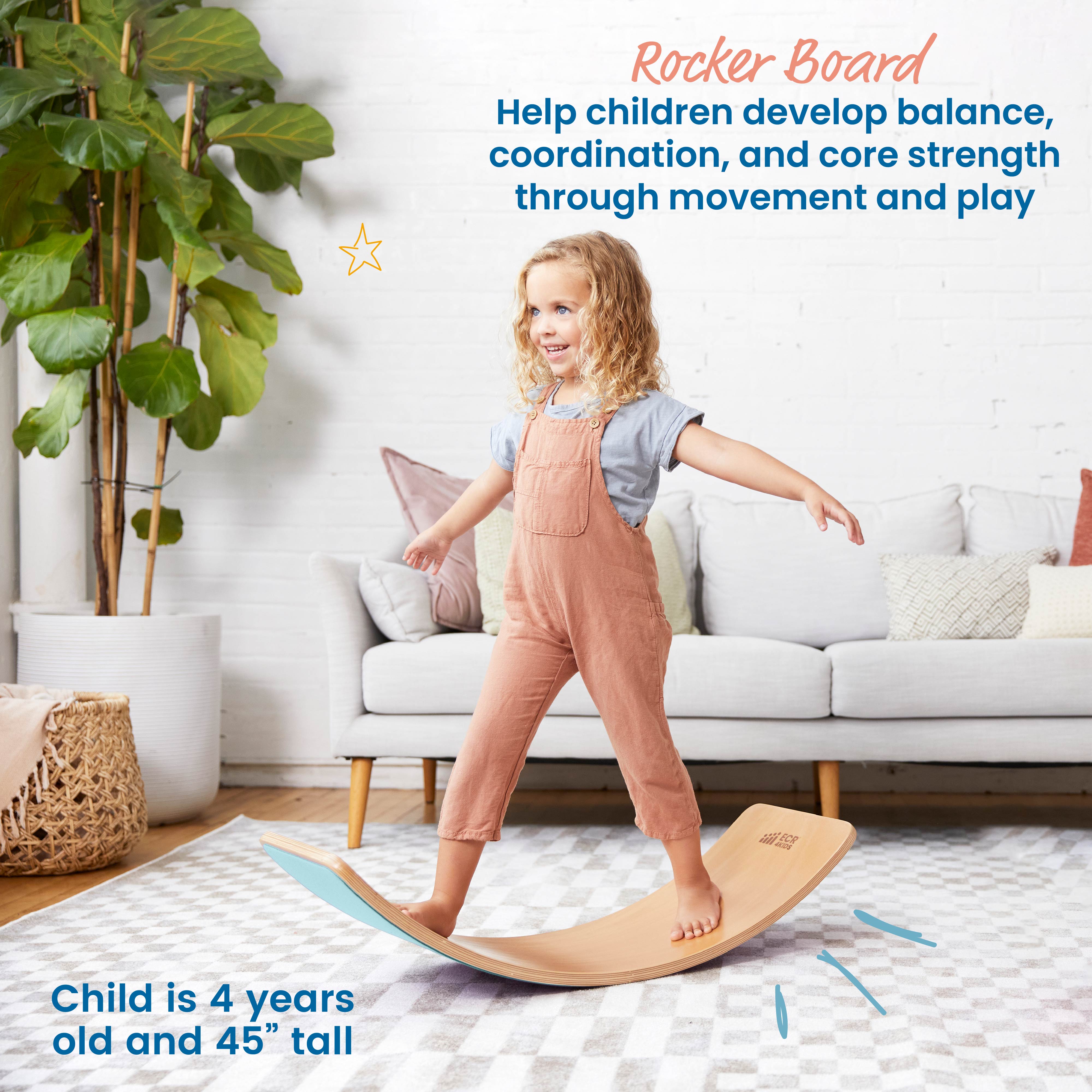 Balance Board with Felt Base