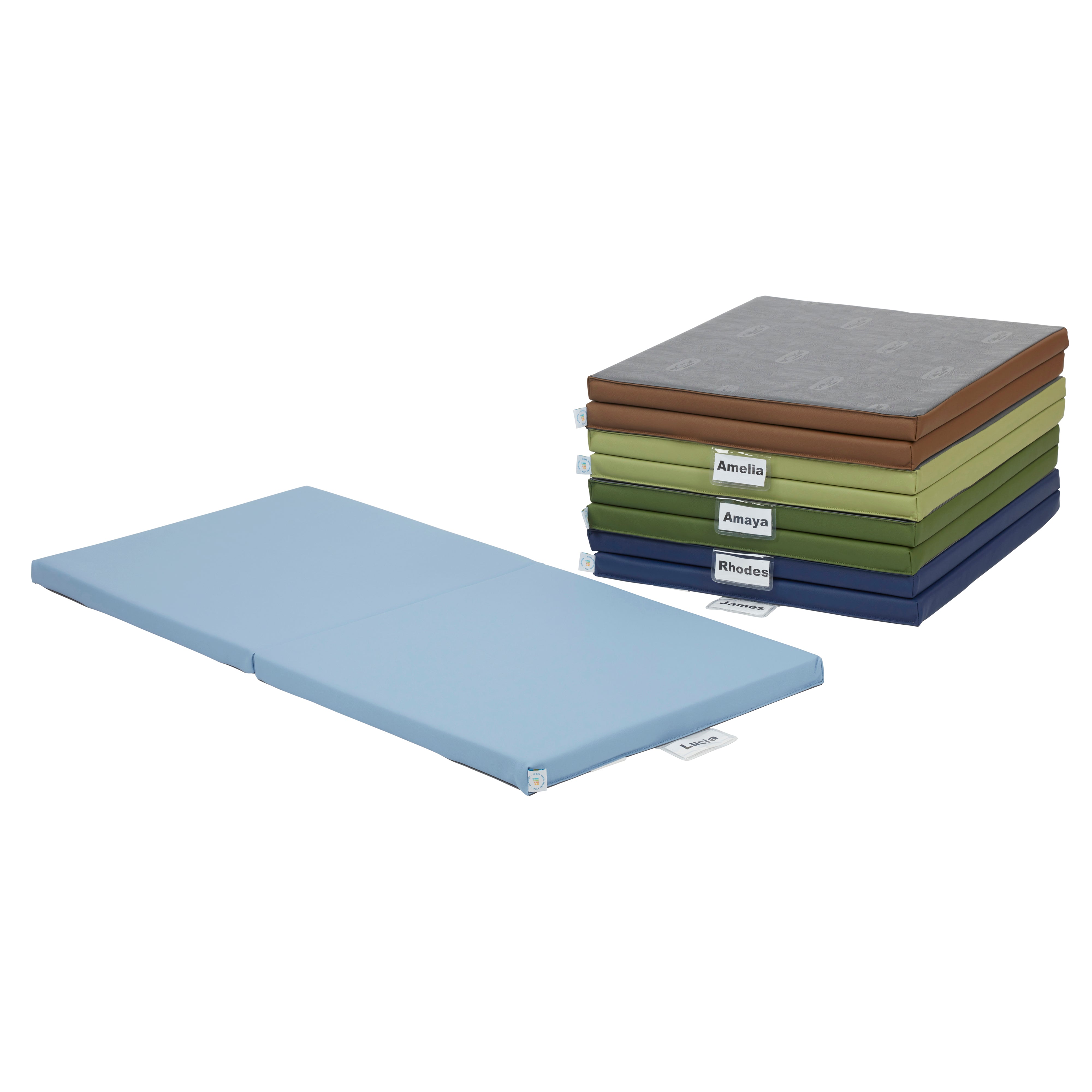 SoftZone Folding Rainbow Rest Mats, 5-Piece