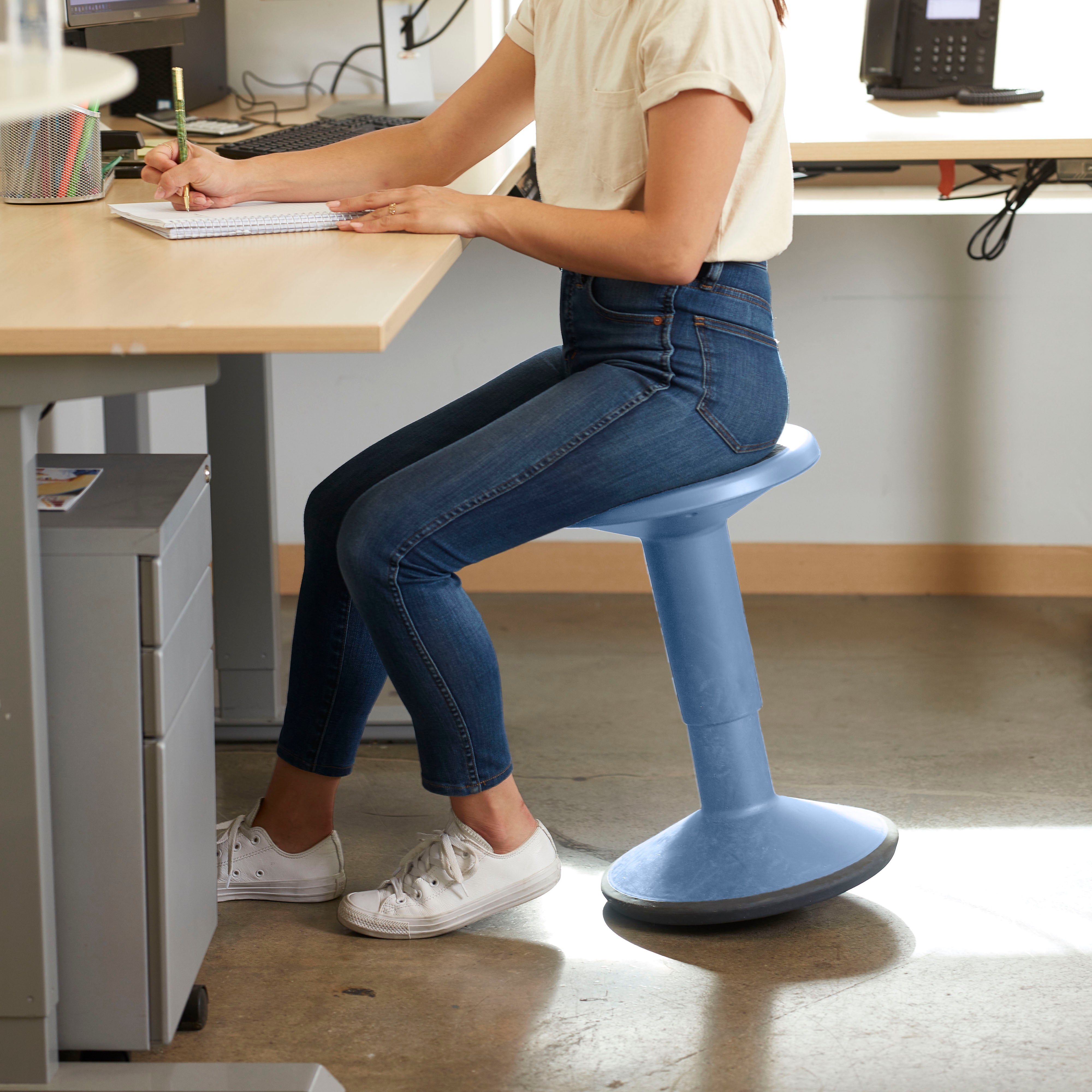 SitWell Wobble Stool, Adjustable Height