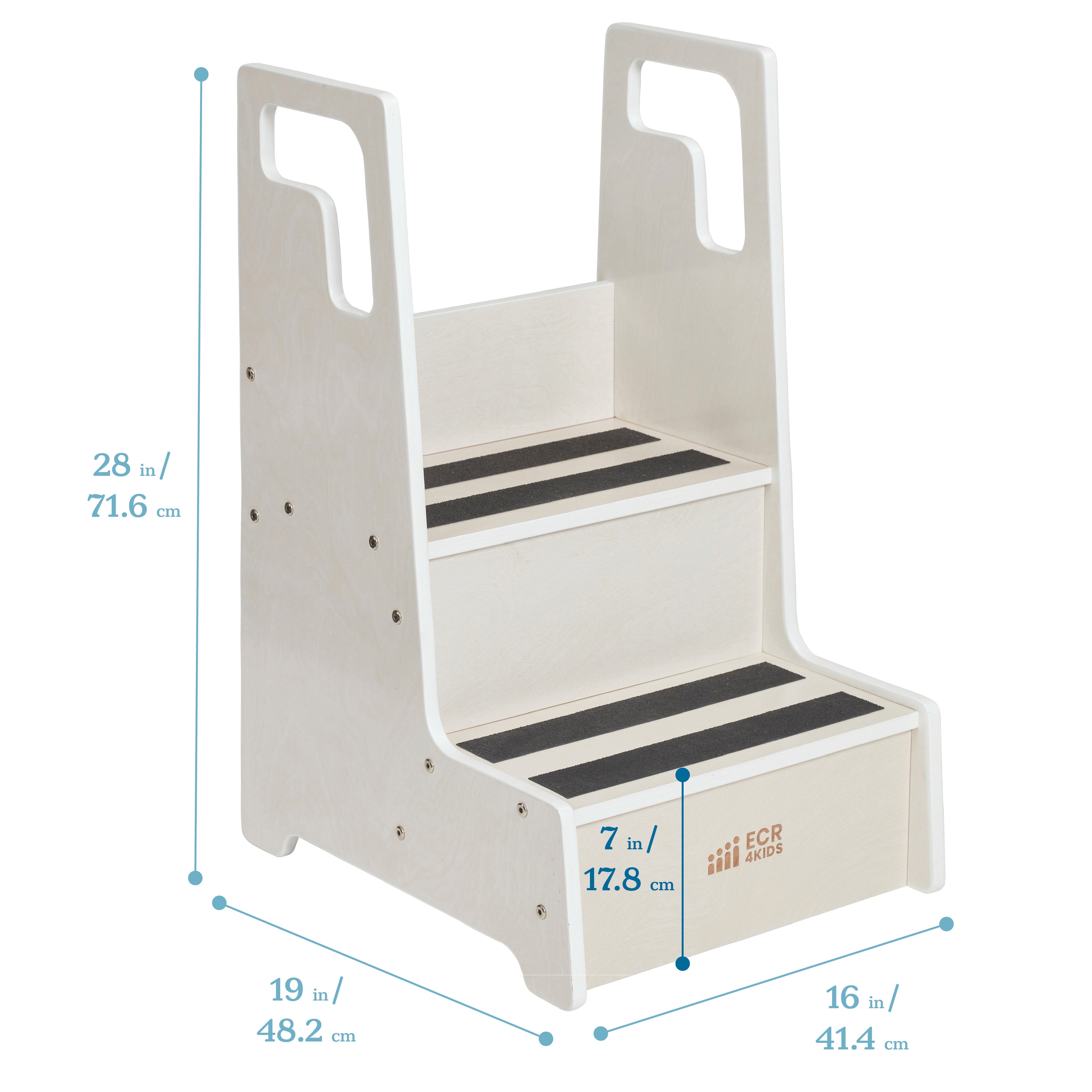 Reach-Up Step Stool with Handles