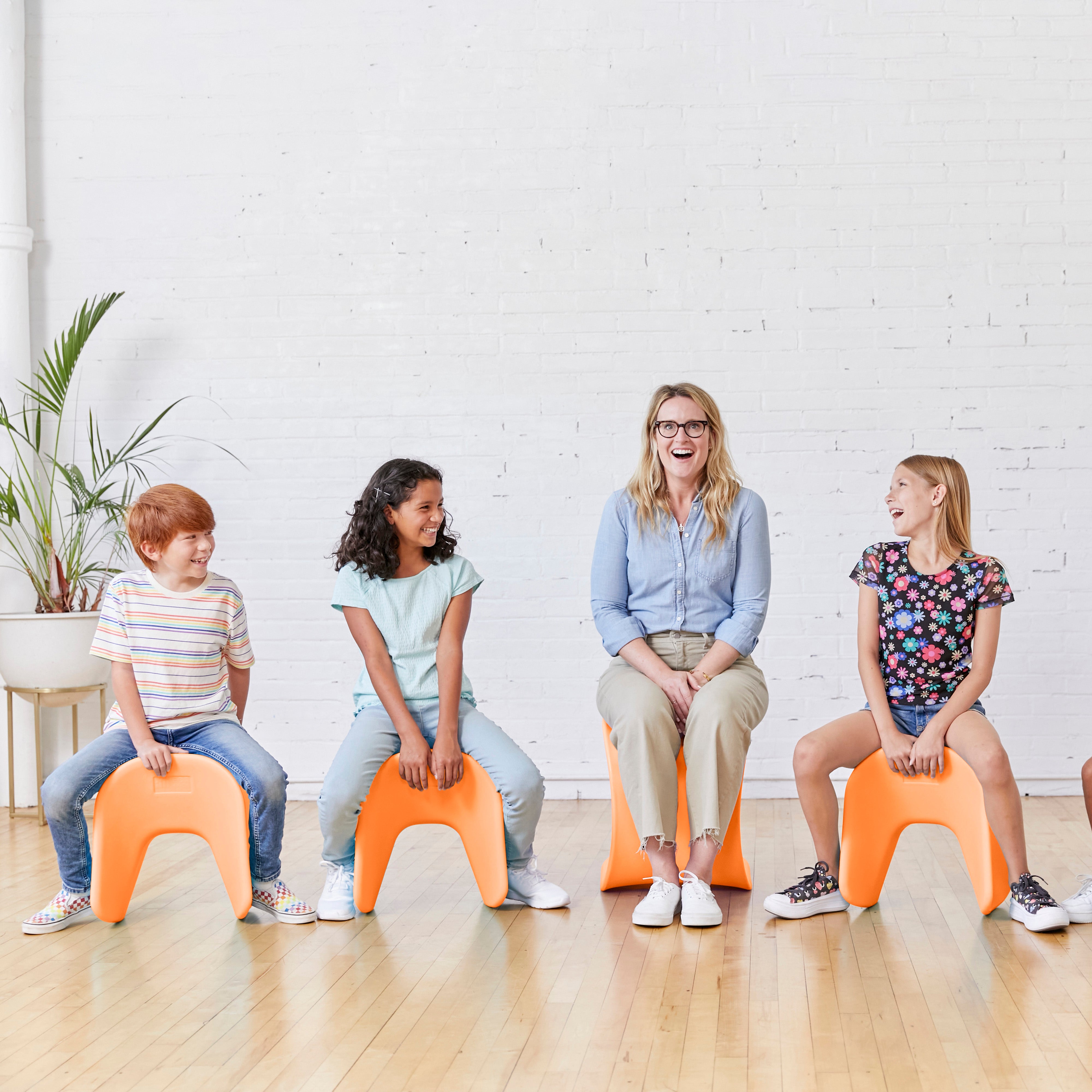 Wave Seat, 14in - 15.1in Seat Height, 2-Pack