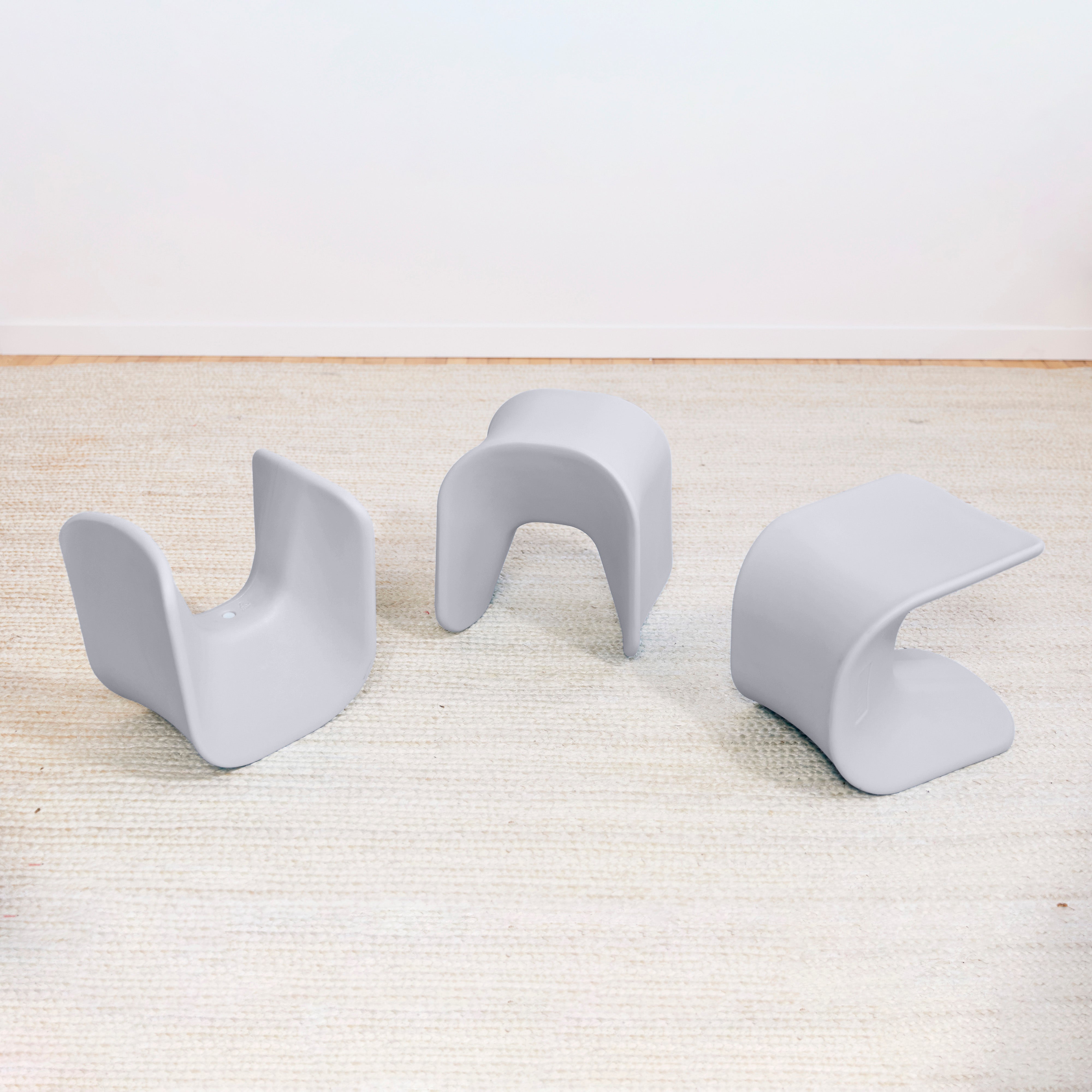 Wave Seat, 14in - 15.1in Seat Height, 2-Pack