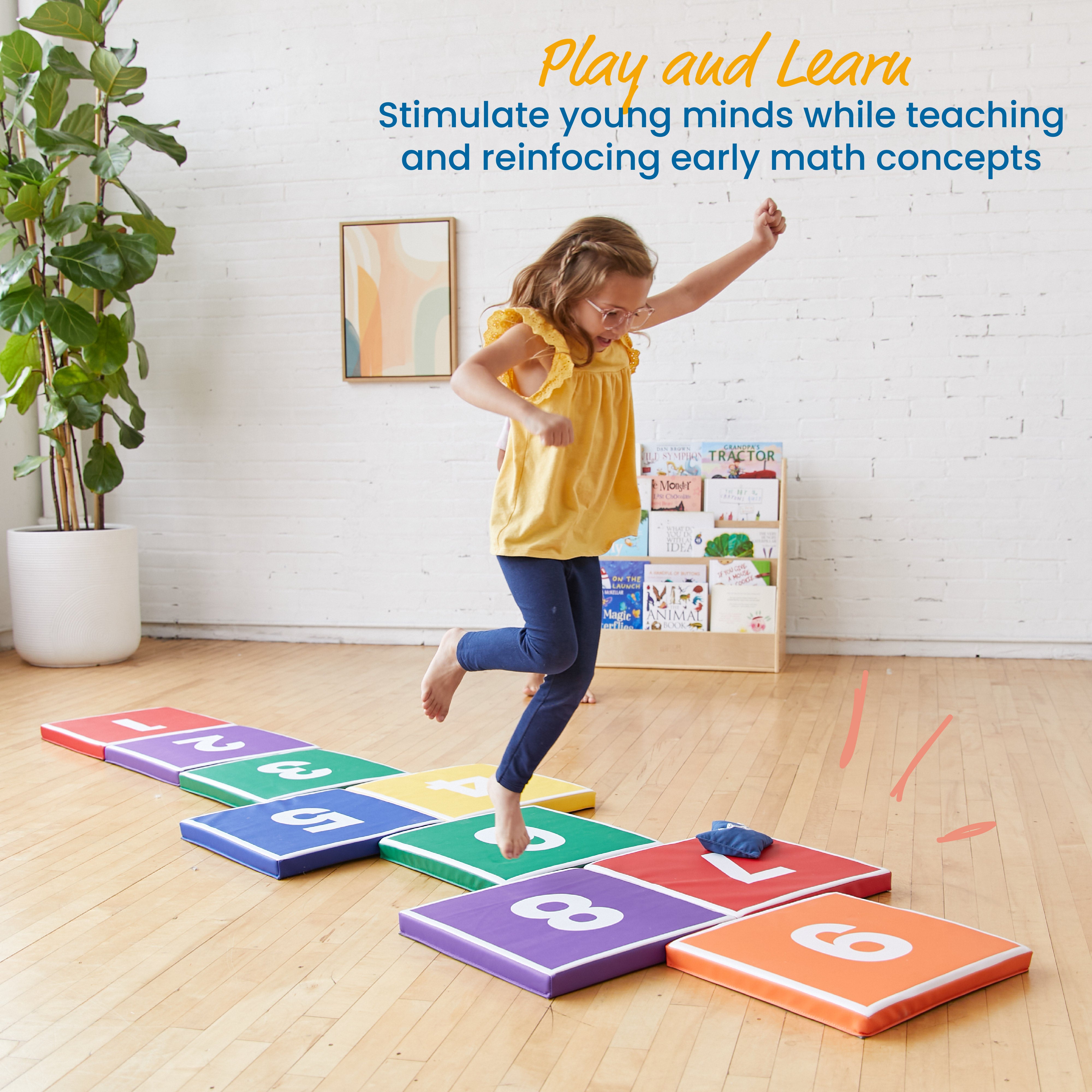Hop to It Math Mats, 13-Piece