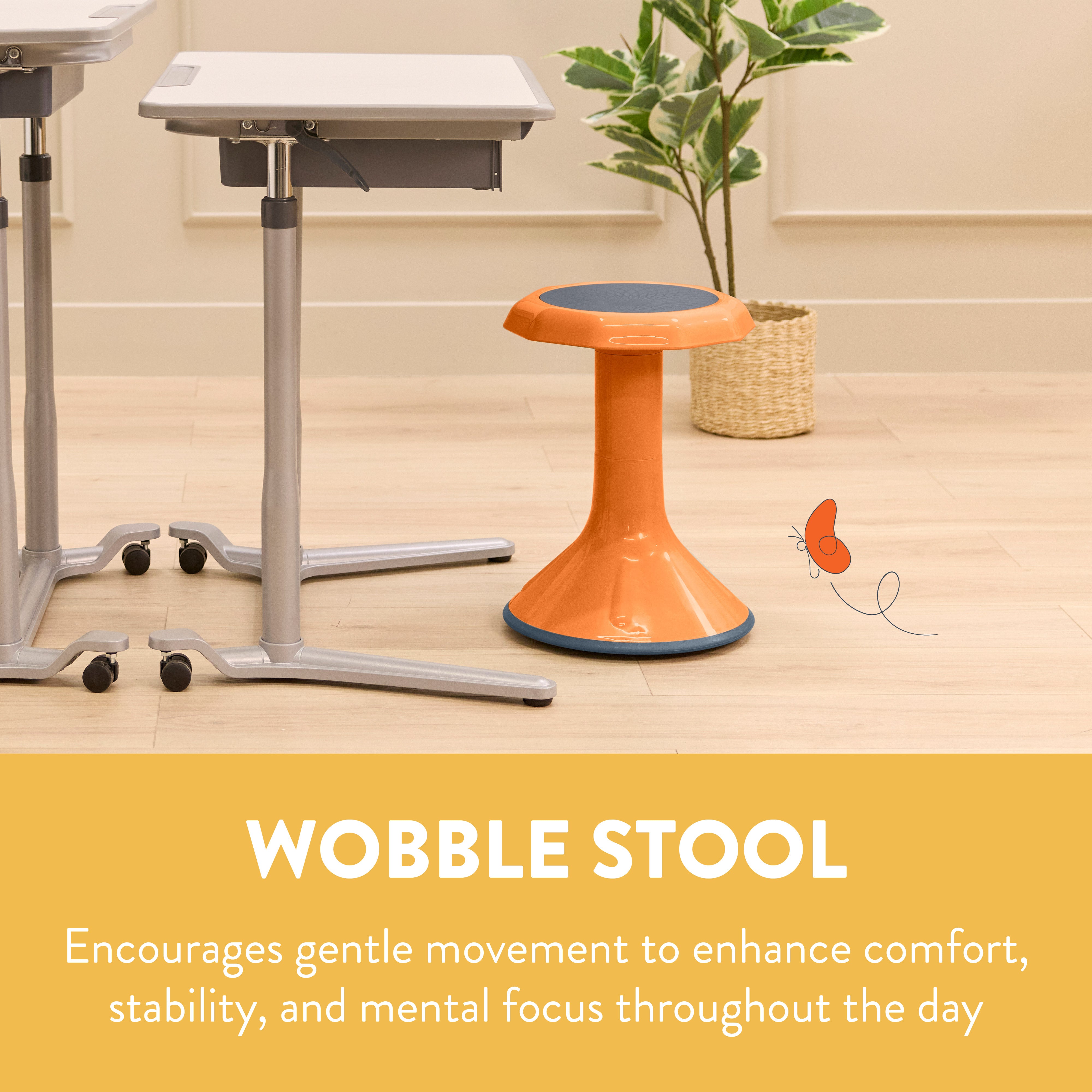 Wobble Sensory Stool, 18in Seat Height