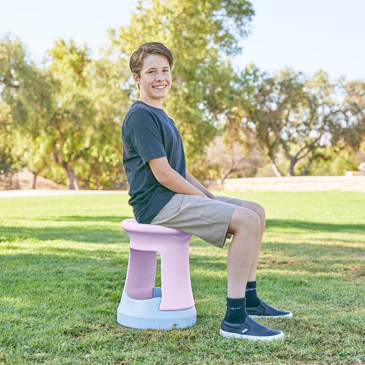 Active Storage Wobble Stool, 18in Seat Height