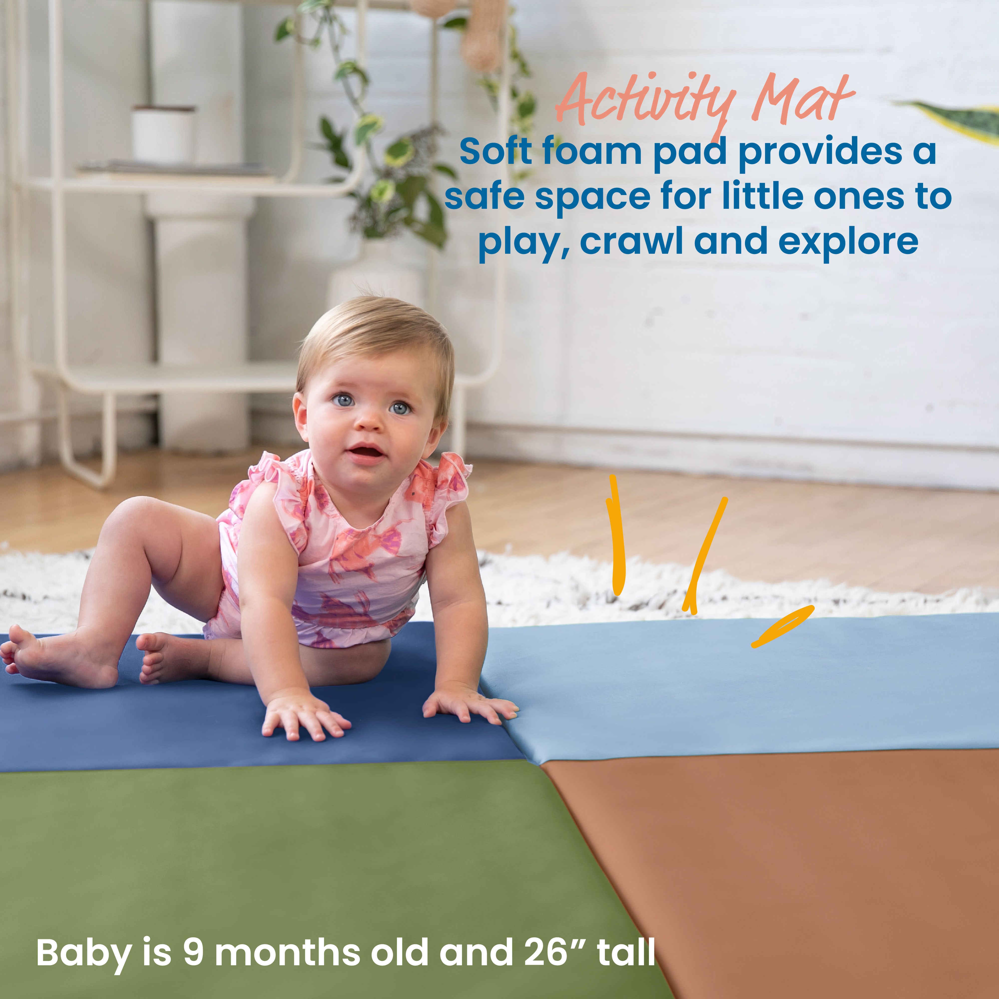 SoftZone Quad Fold-N-Go Activity Mat