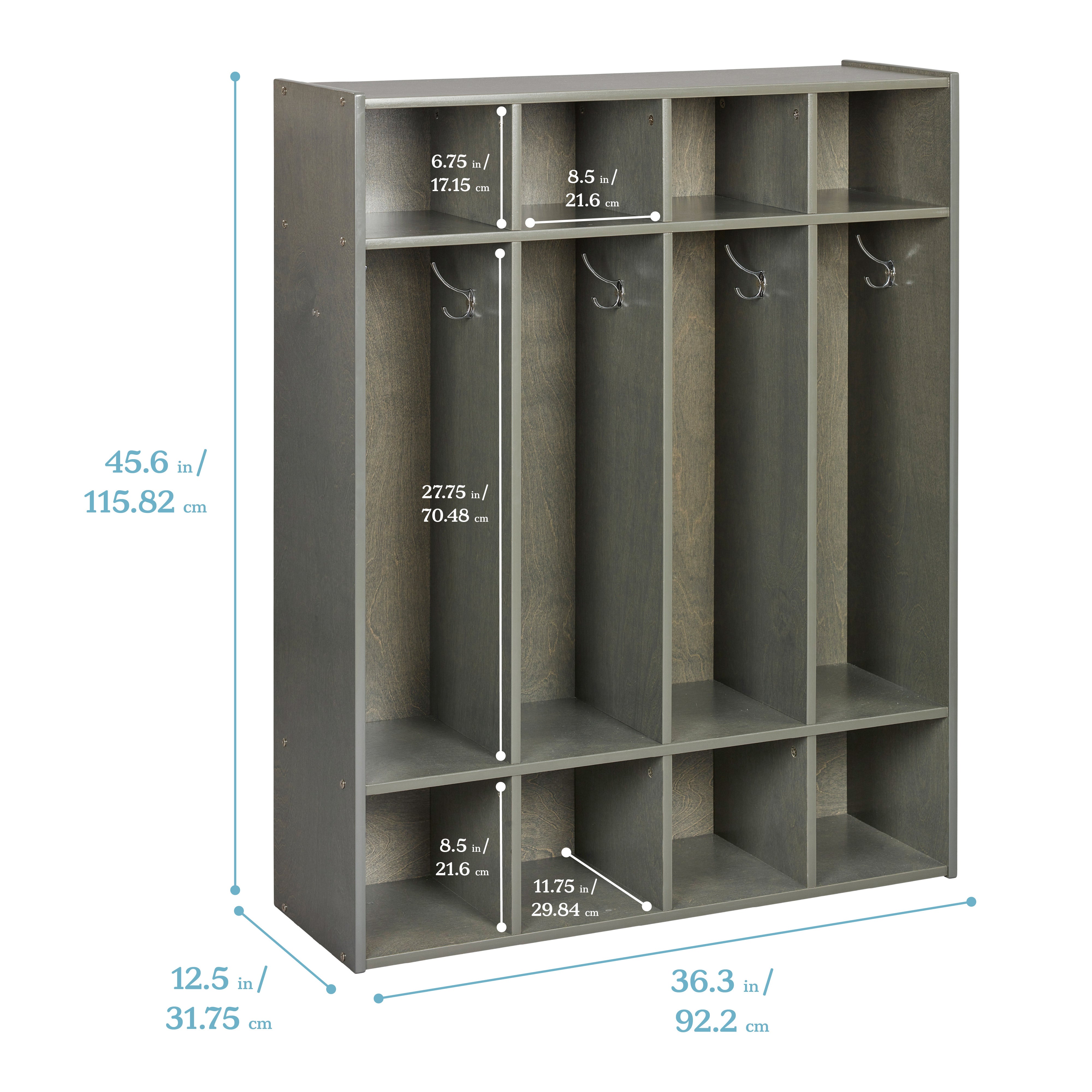 Streamline 4-Section Coat Locker
