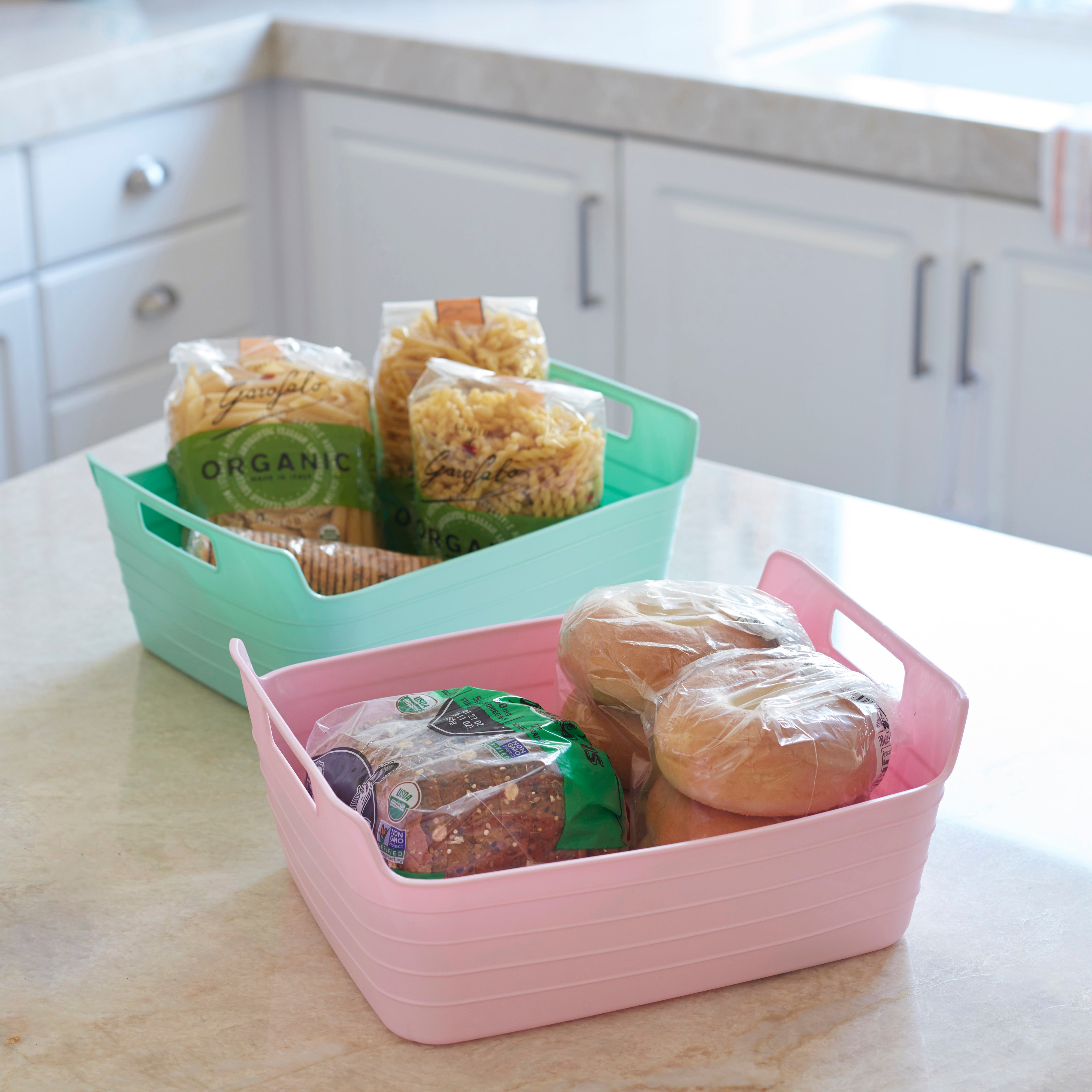 Bendi-Bins with Handles, 13in x 10in, 6-Piece