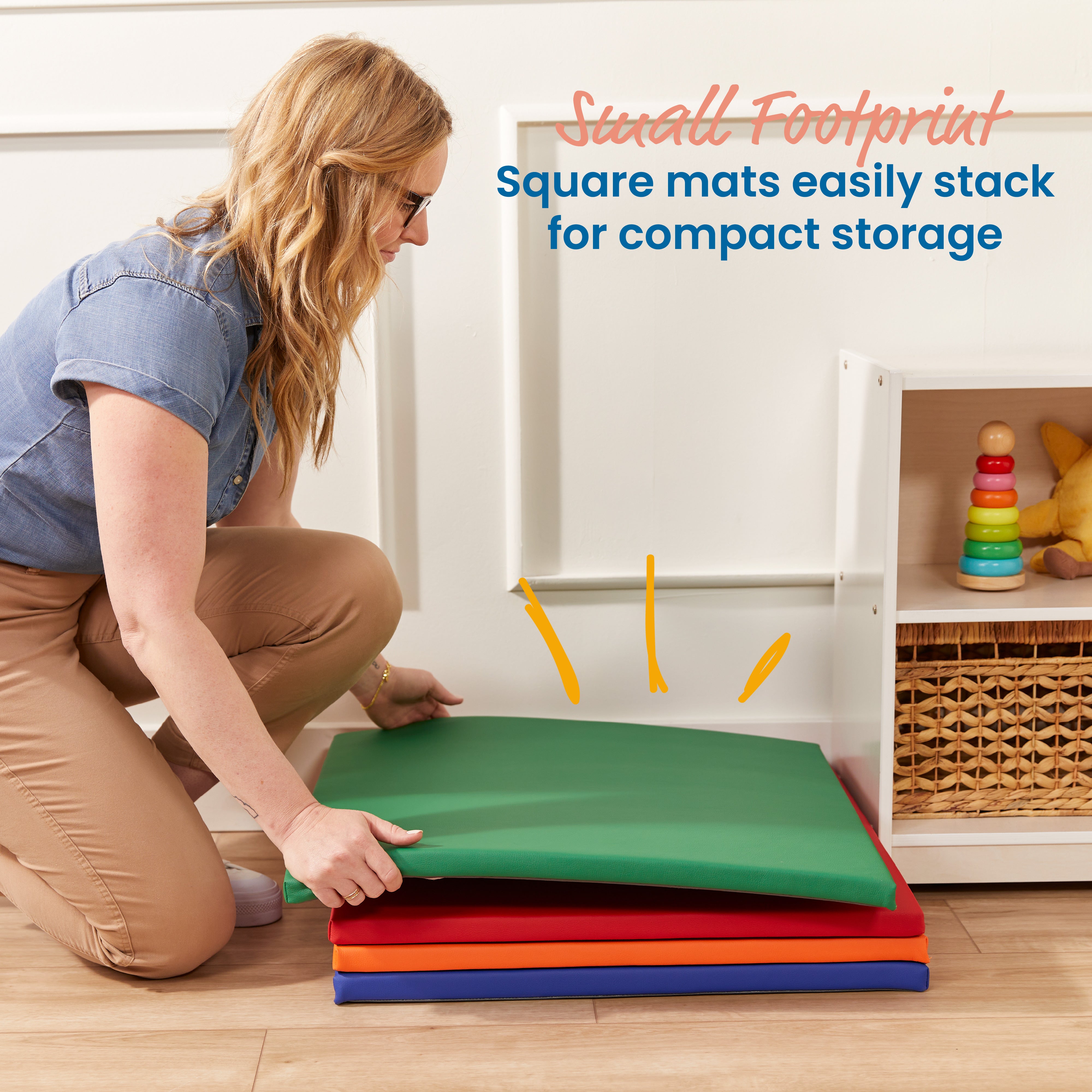 Play Patch Activity Mat Squares, 4-Pack