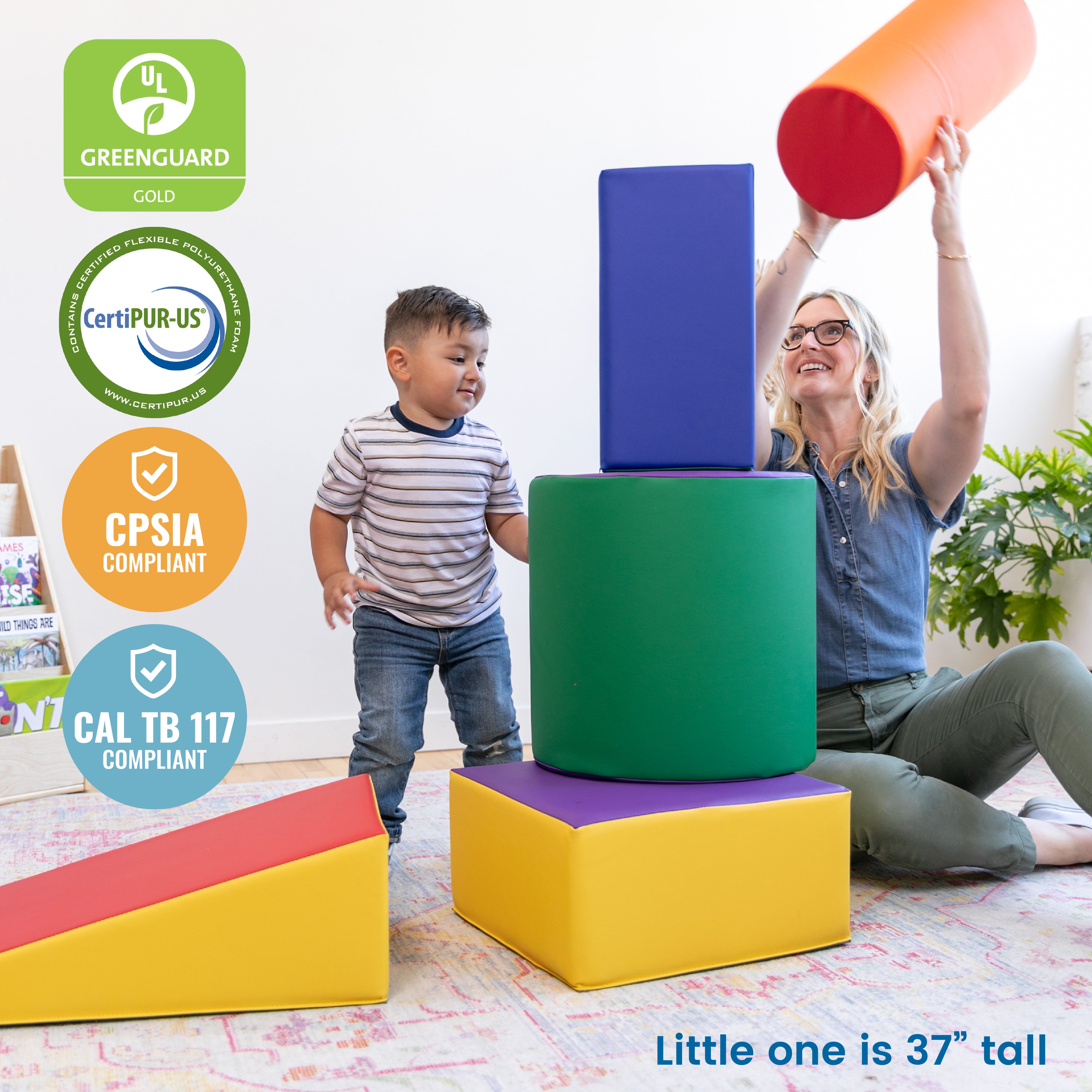 Climb and Crawl Playset, 5-Piece