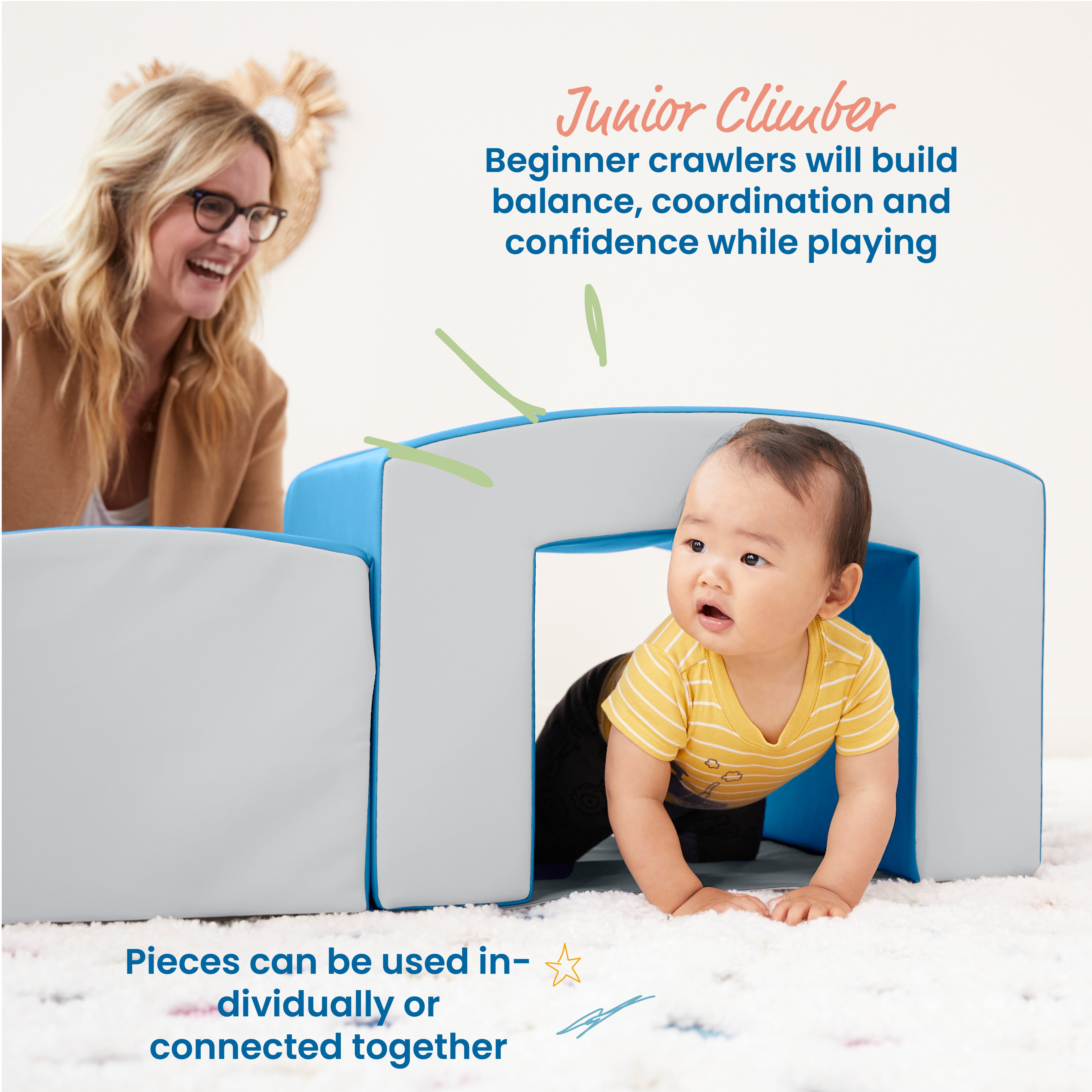 Junior Mix n' Match Tunnel and Bump, 2-Piece