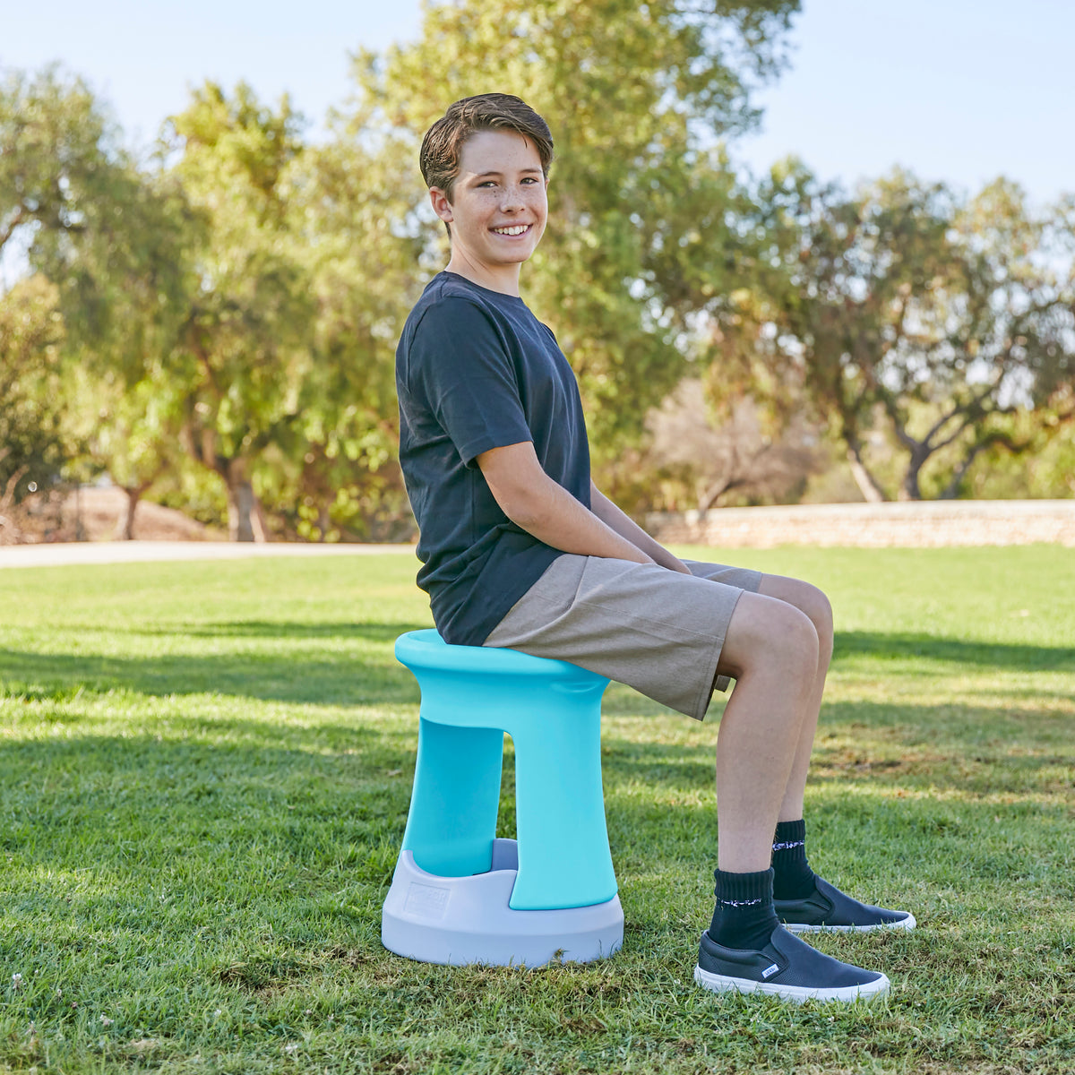 Active Storage Wobble Stool, 18in Seat Height