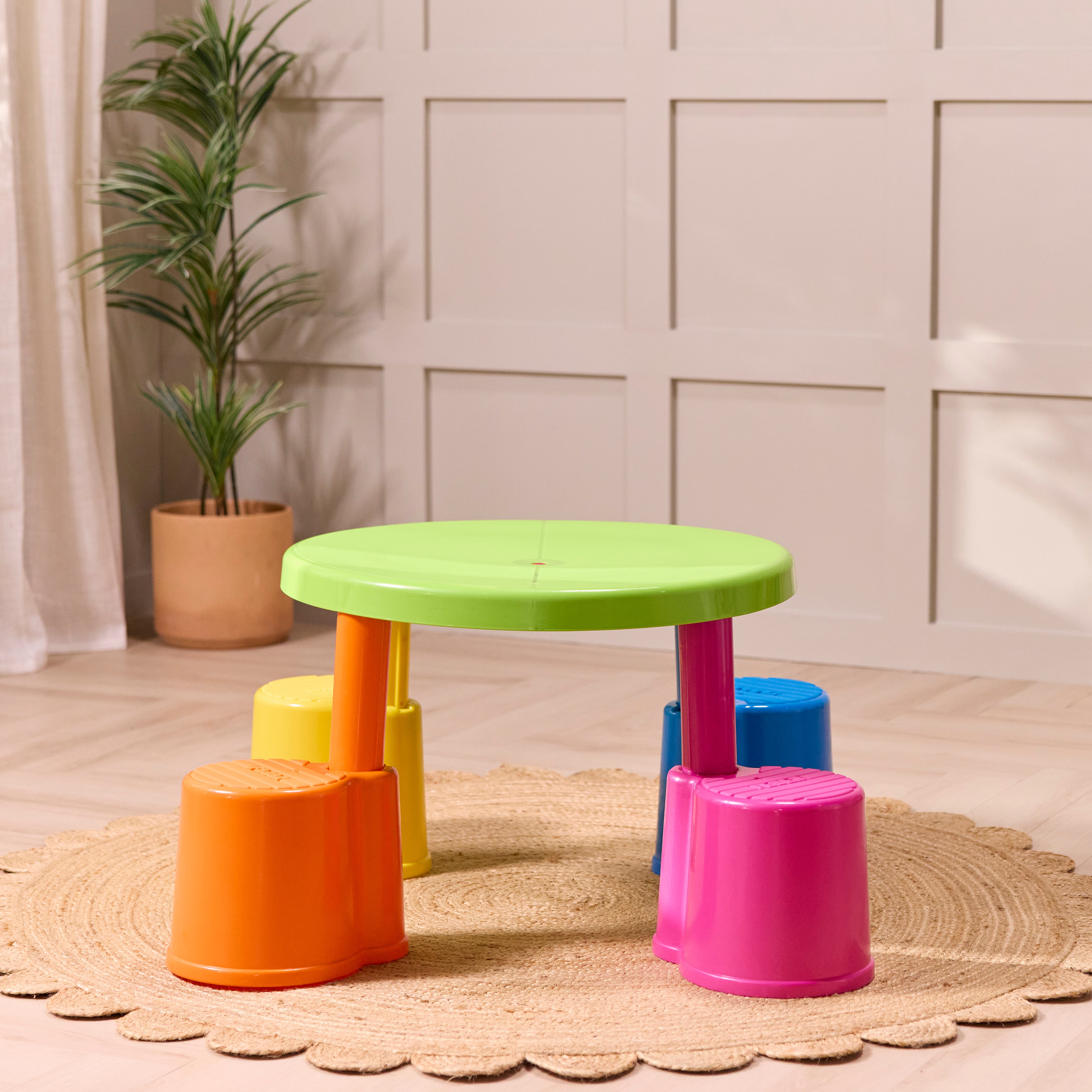 Swivel & Sit Kids Table and Stools Set