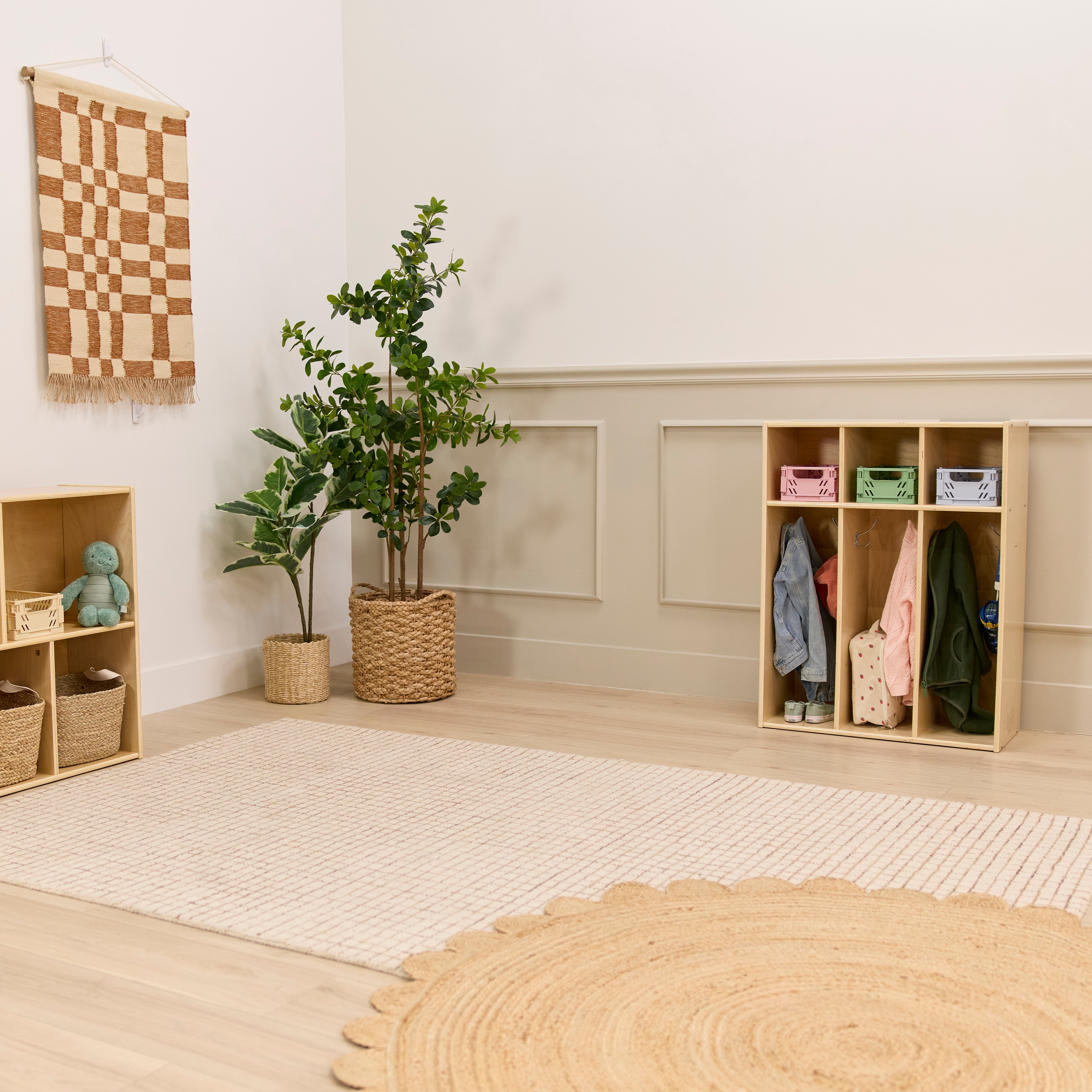 Sleekline 3-Section Toddler Storage Coat Locker