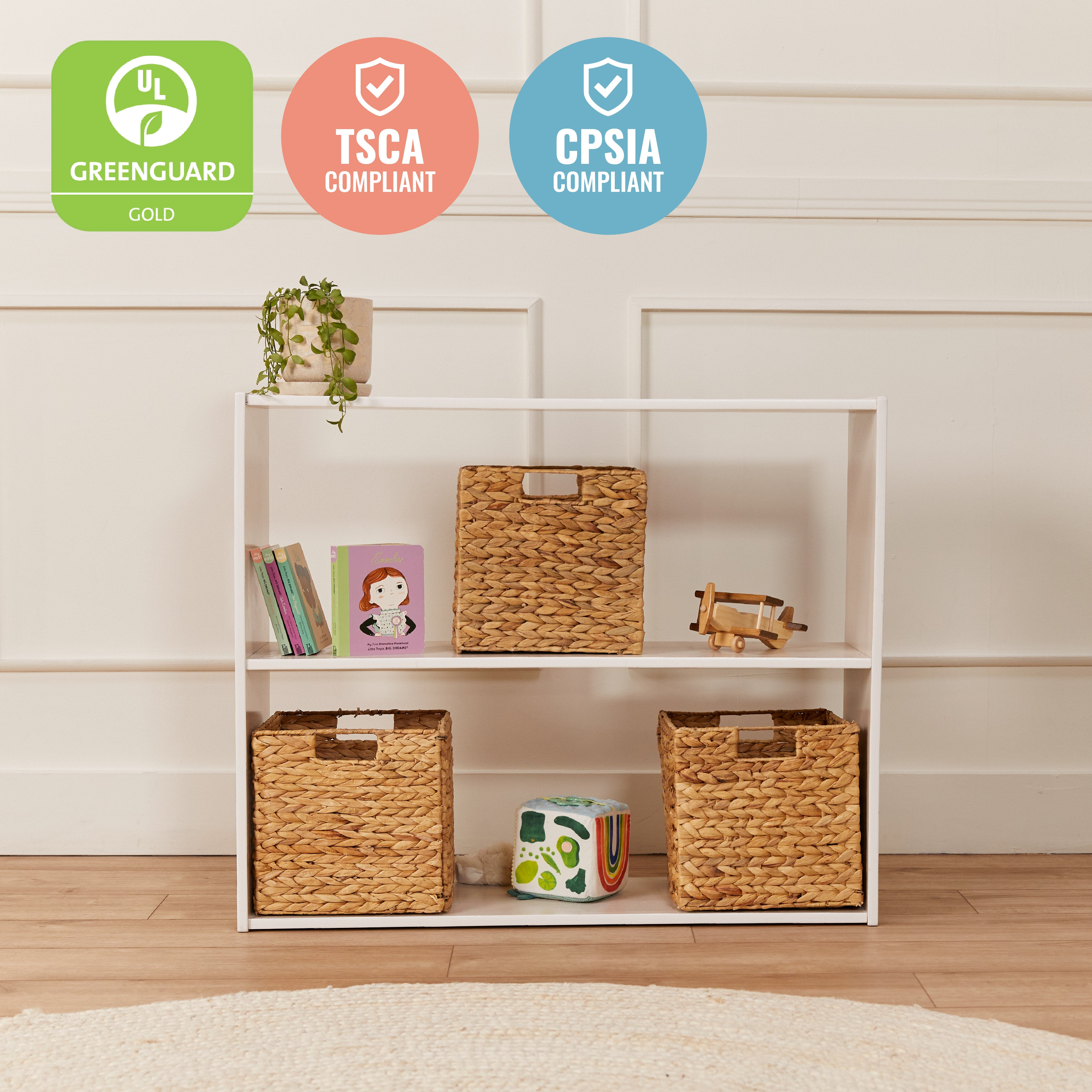 Streamline 2-Shelf Storage Cabinet, 30in