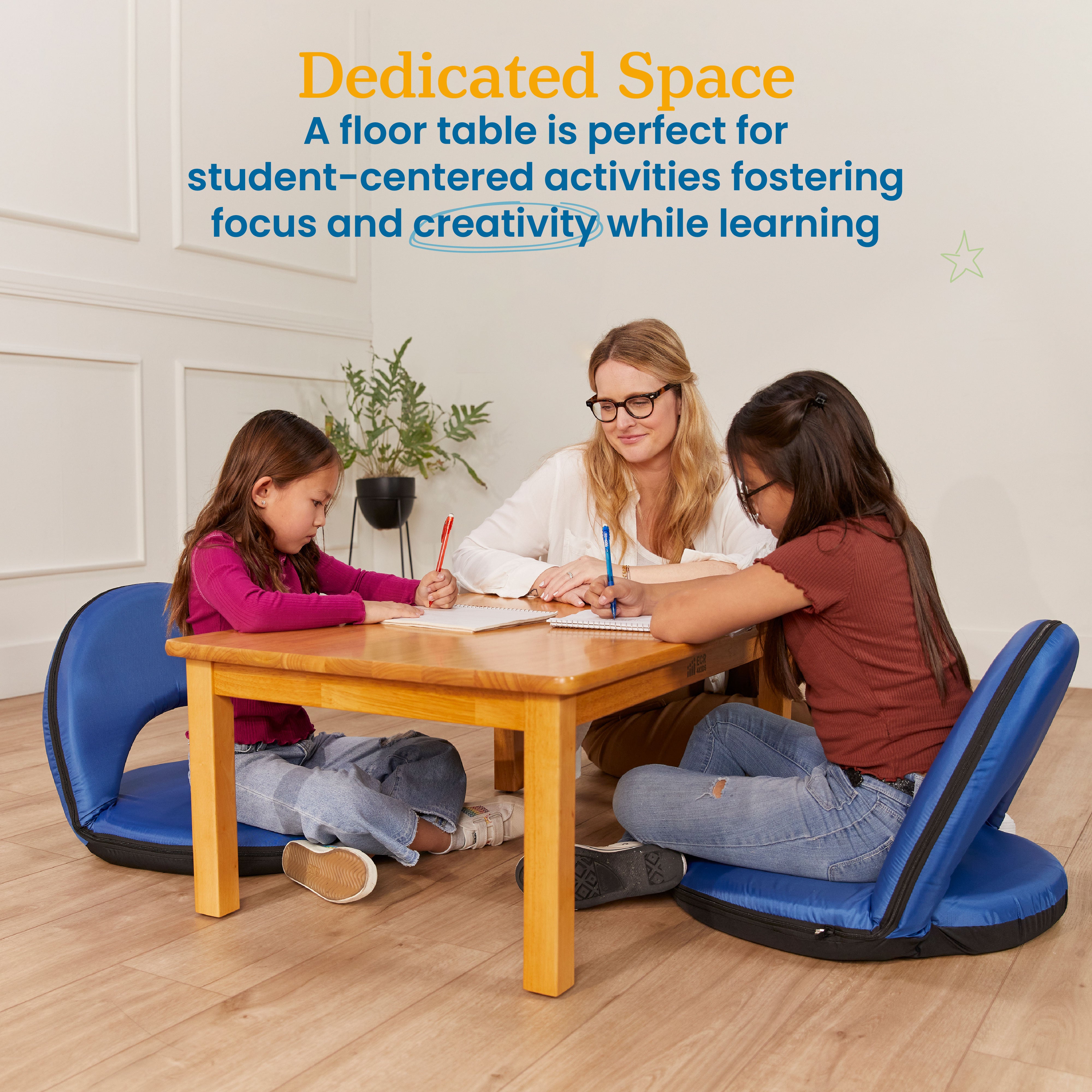 Hardwood Table with 14in Legs