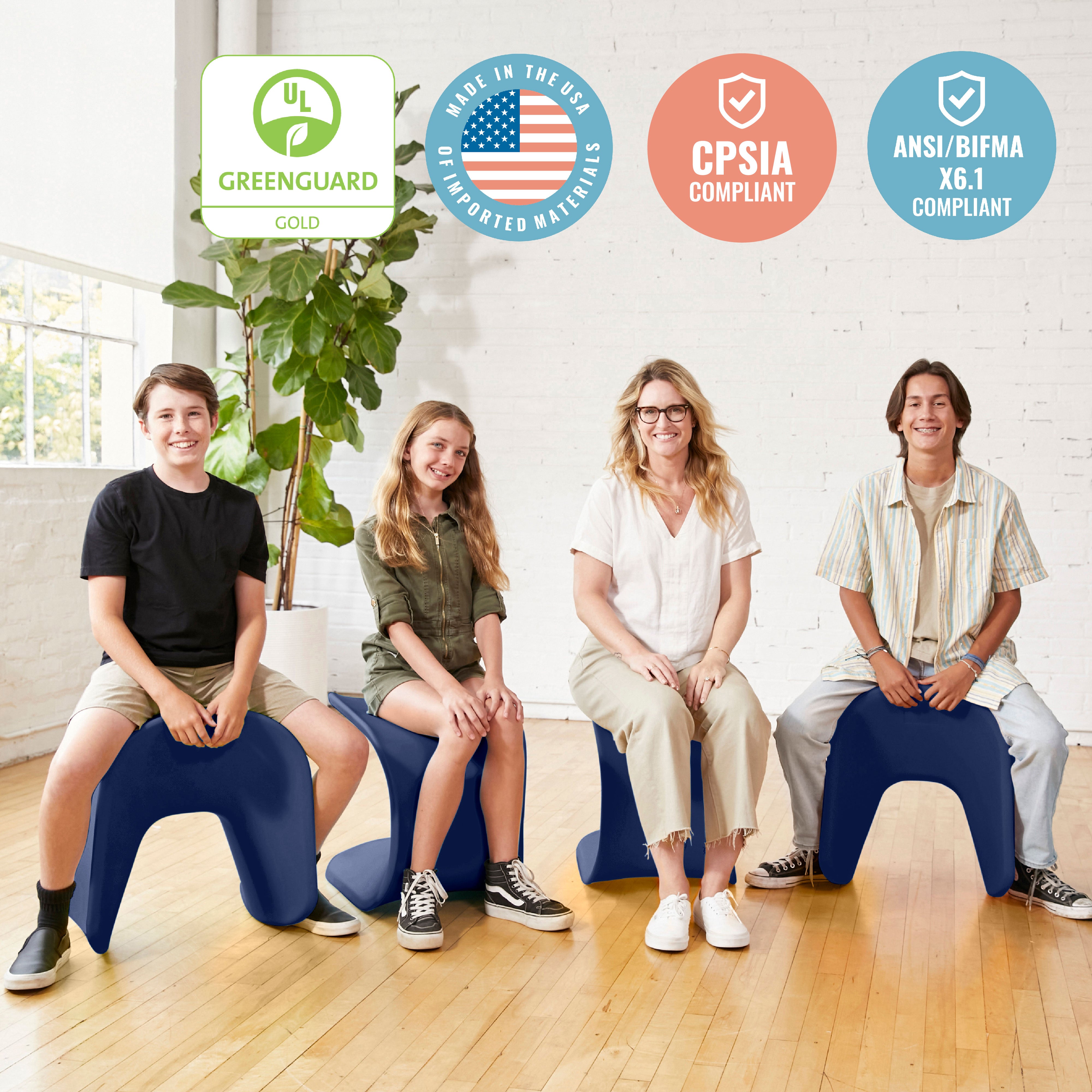 Wave Seat, 18in - 19.6in Seat Height