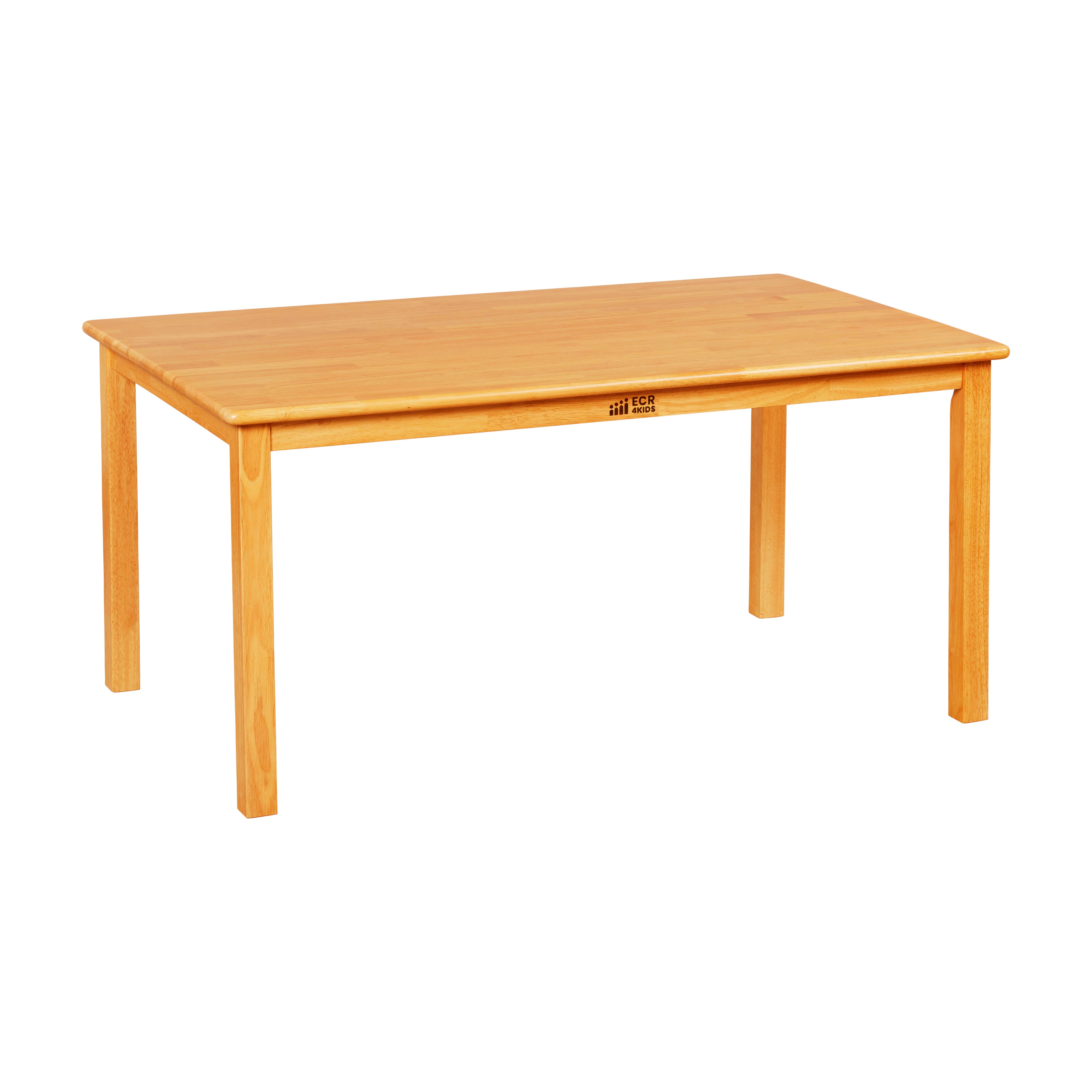30in x 48in Rectangular Hardwood Table with 22in Legs