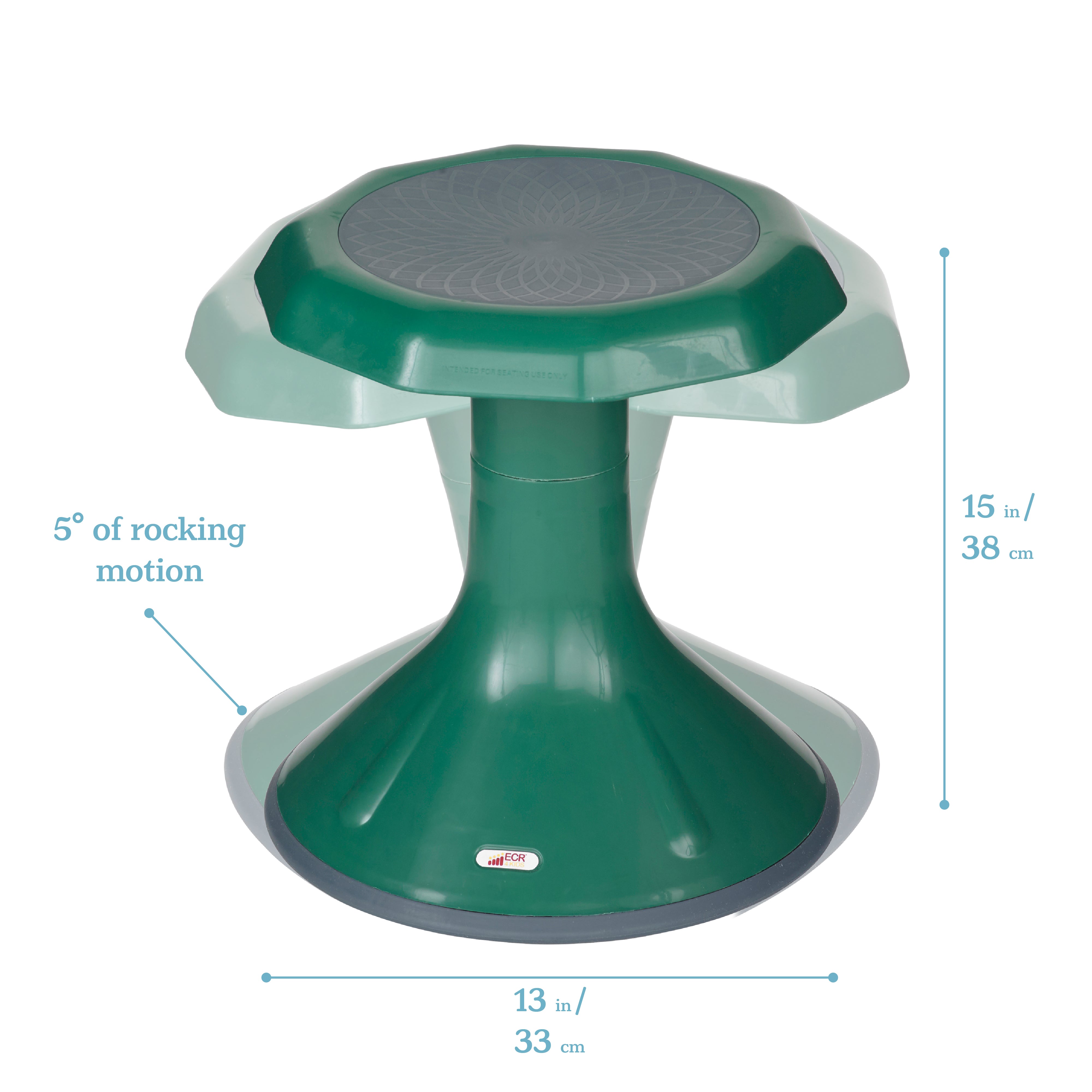ACE Active Core Engagement Wobble Stool, 15-Inch Seat Height
