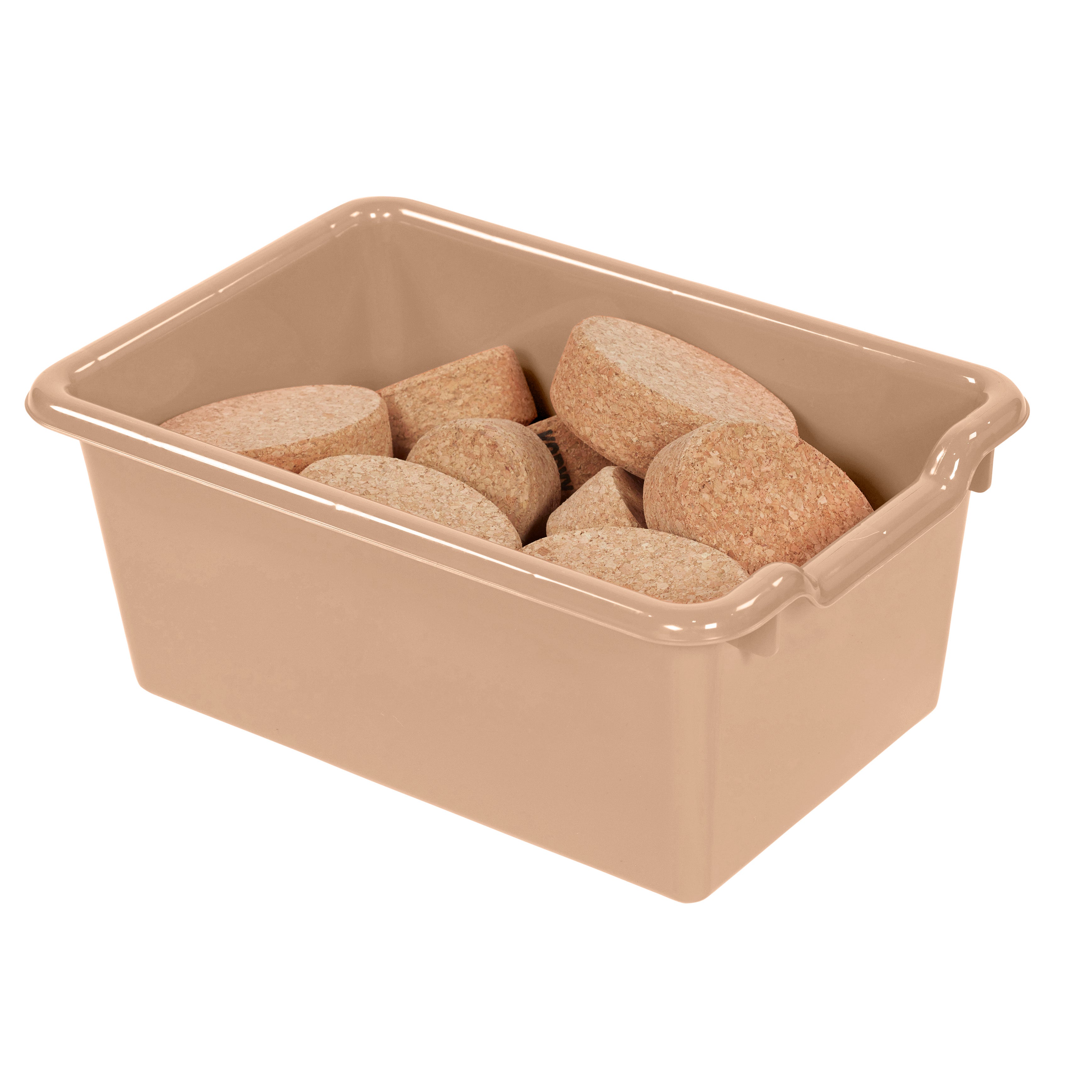Scoop Front Plastic Storage Bins, 20-Piece