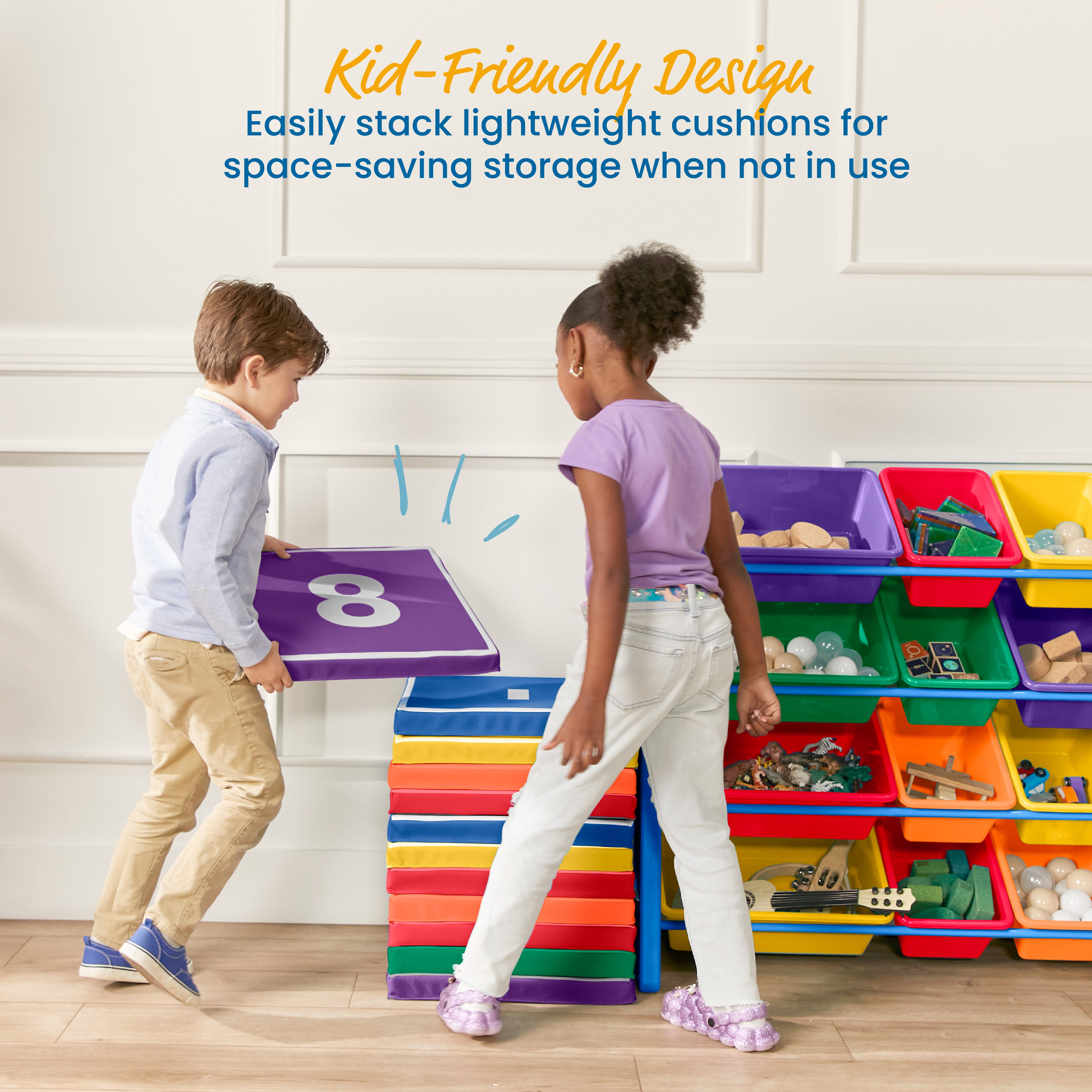 Hop to It Math Mats, 13-Piece