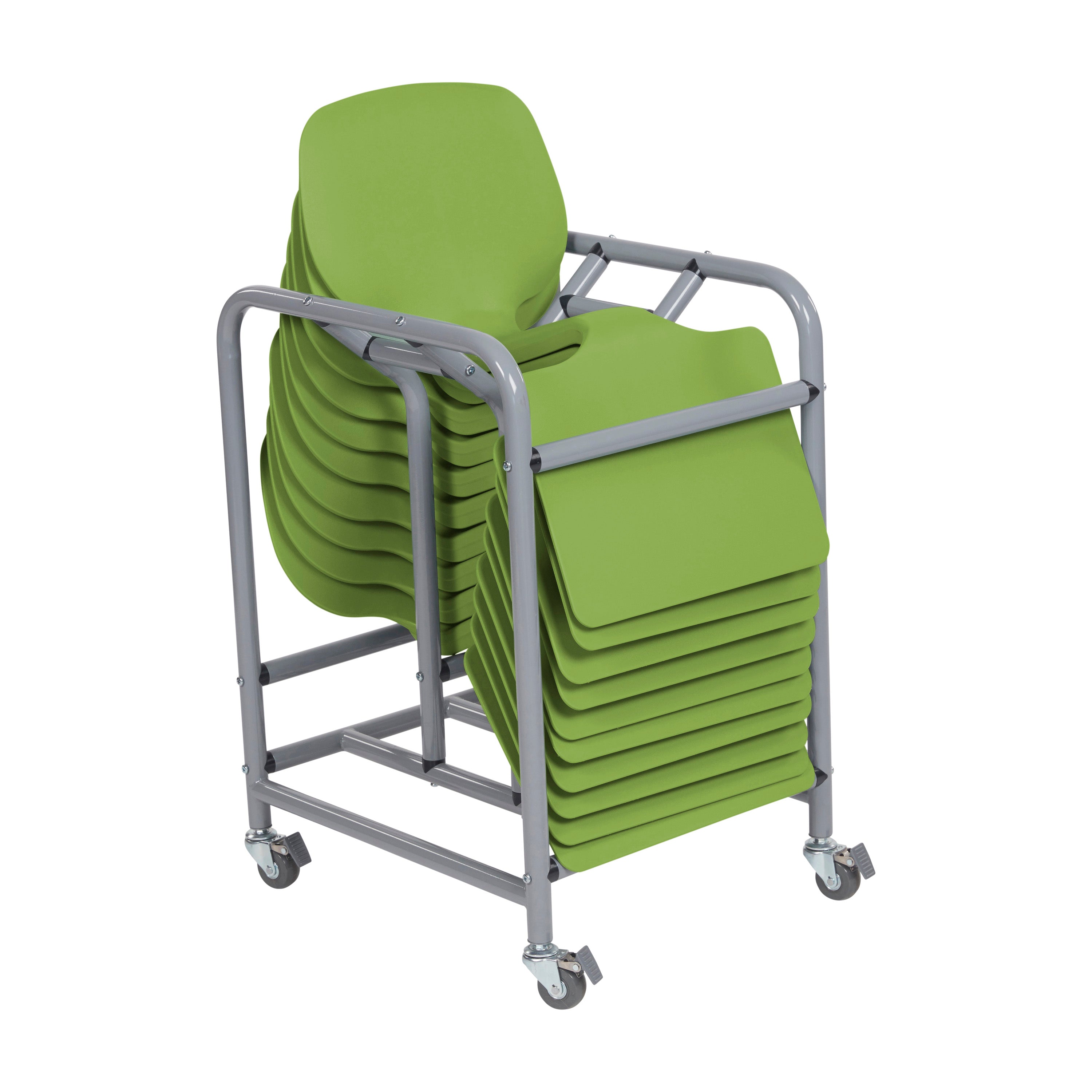 The Surf Portable Lap Desk with Mobile Storage Cart, 10-Pack