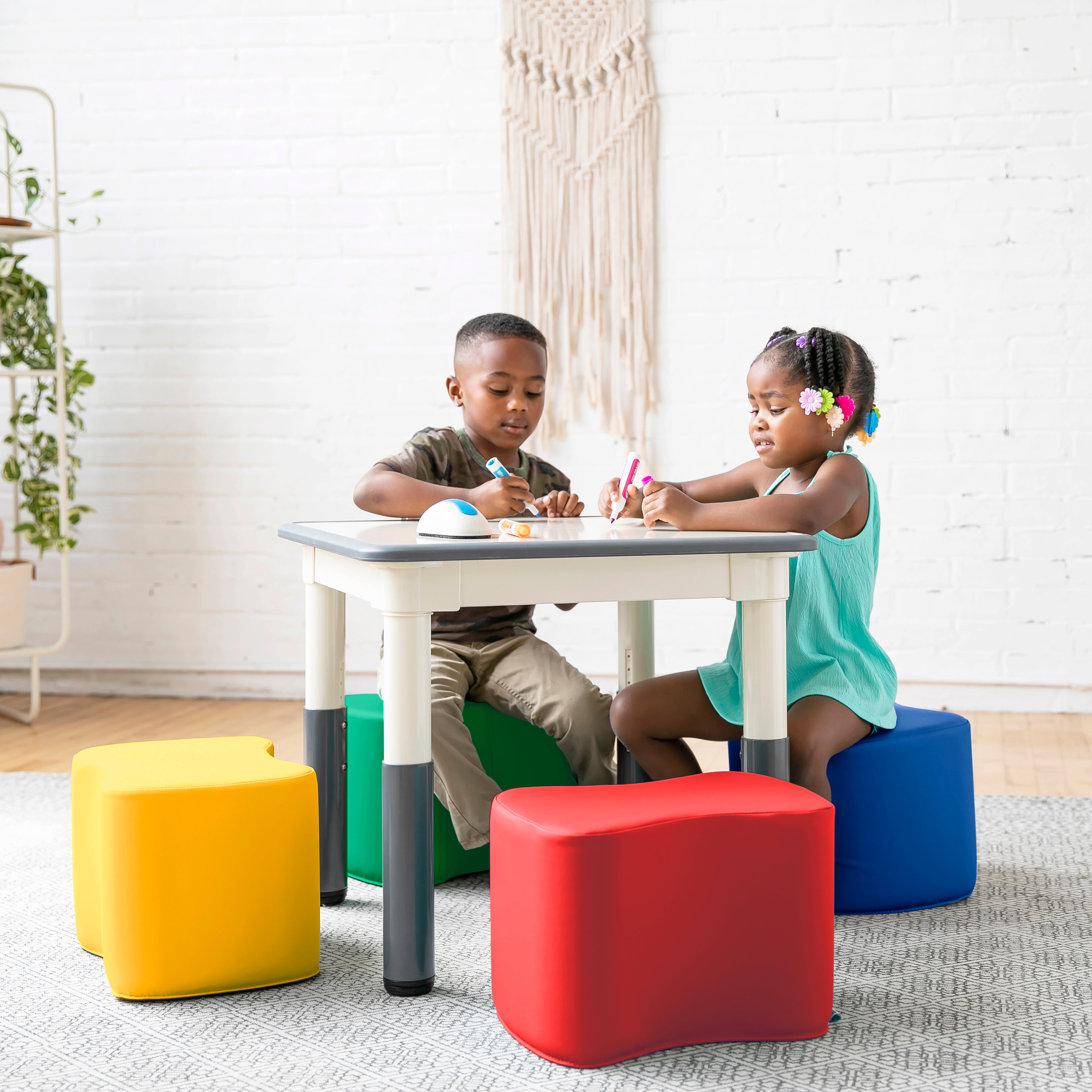 Toddler Modular Stool Set, 4-Piece